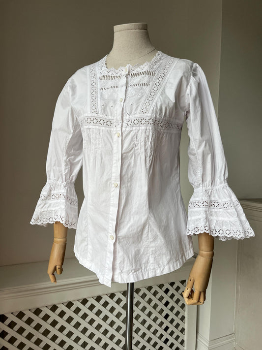 1880s 1890s Victorian *Altered* Nightdress Shirt
