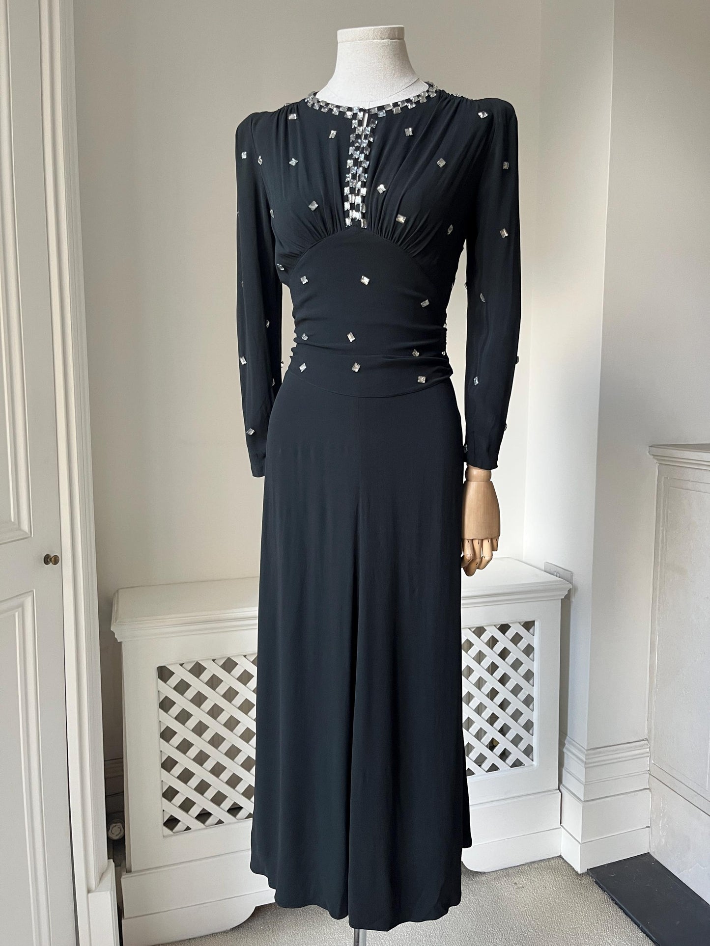 1940s 'Susan Small' Sparkling Evening Dress
