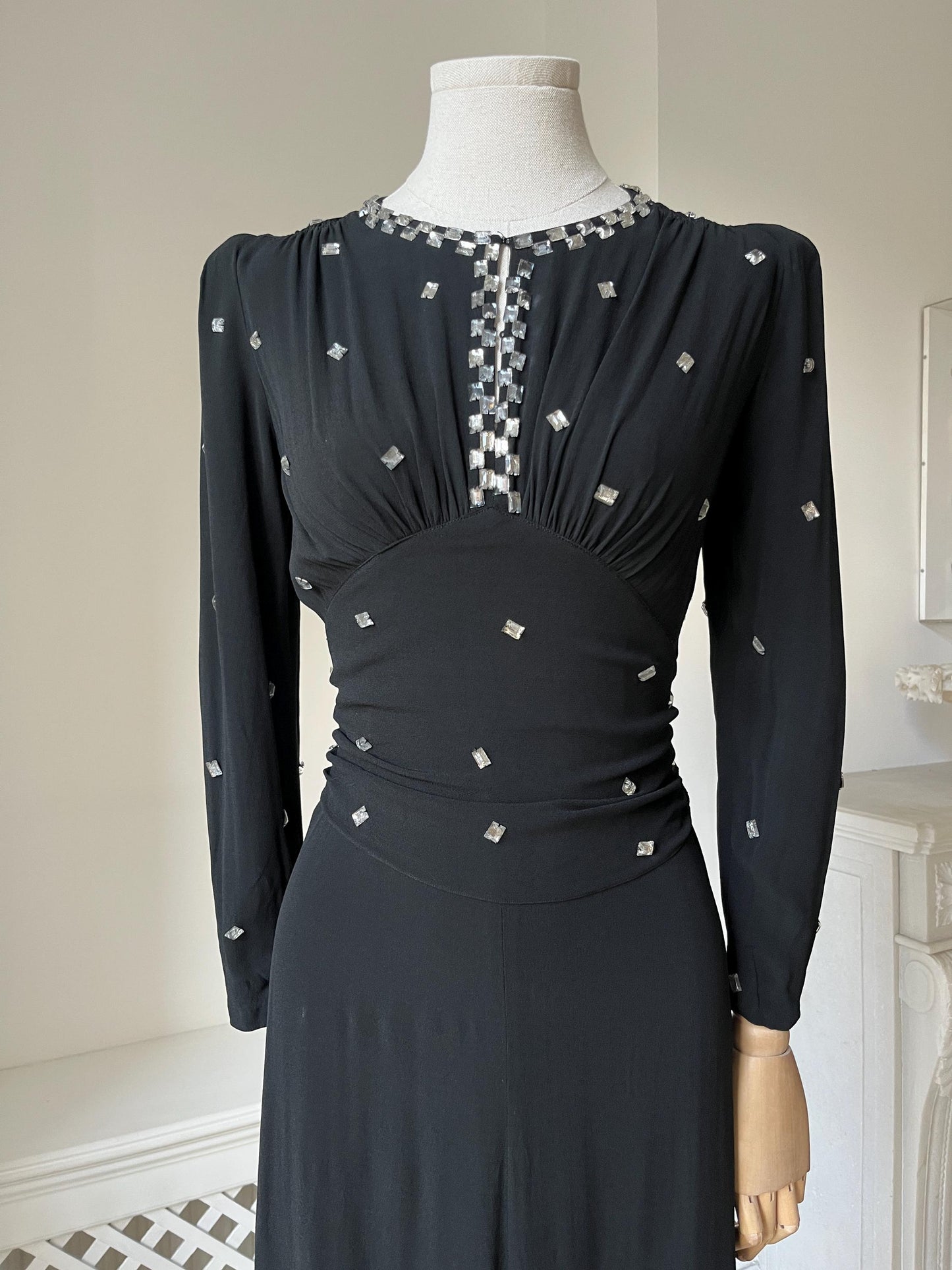 1940s 'Susan Small' Sparkling Evening Dress