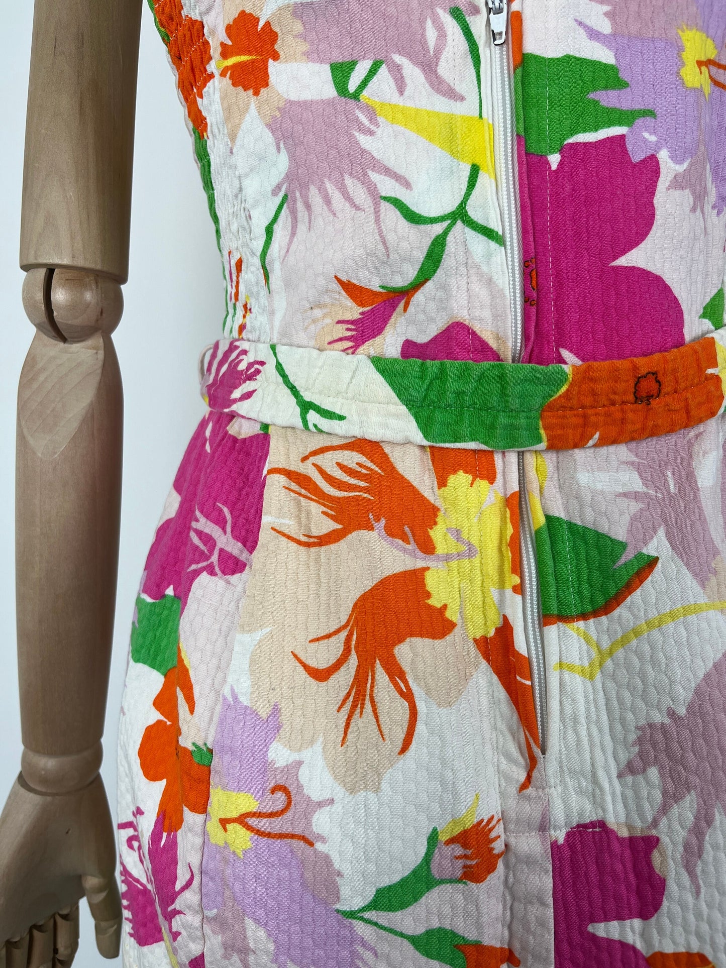 1960s 'Broadway' Floral Romper