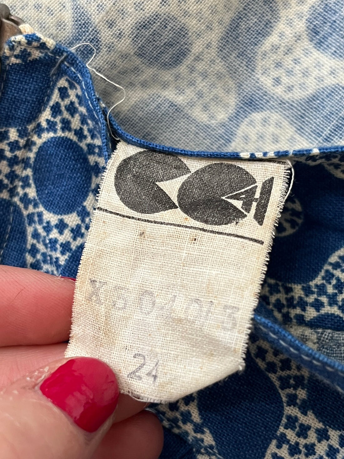 1940s 'CC41' *Rare* Ultra High Waisted Skirt