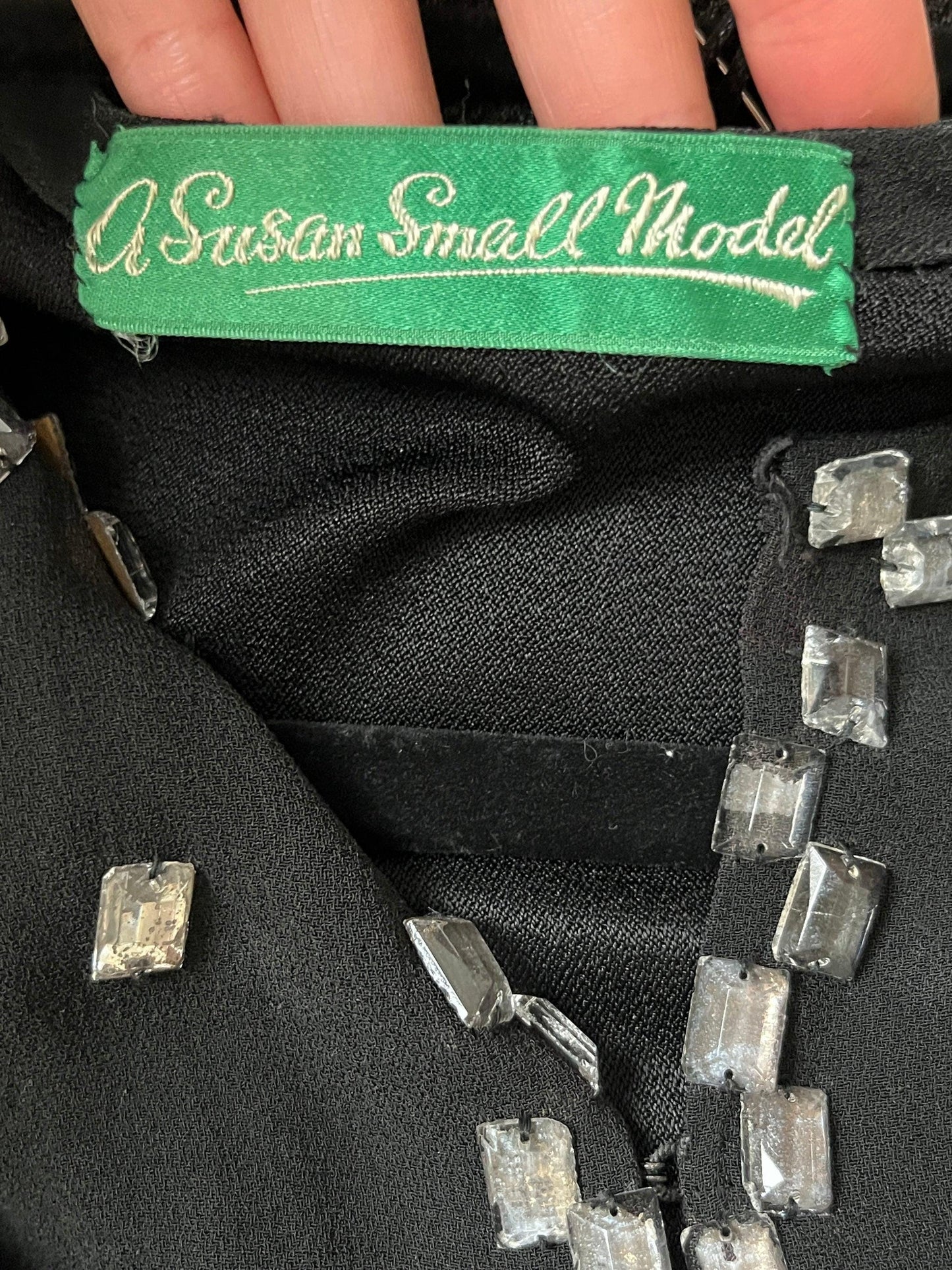 1940s 'Susan Small' Sparkling Evening Dress