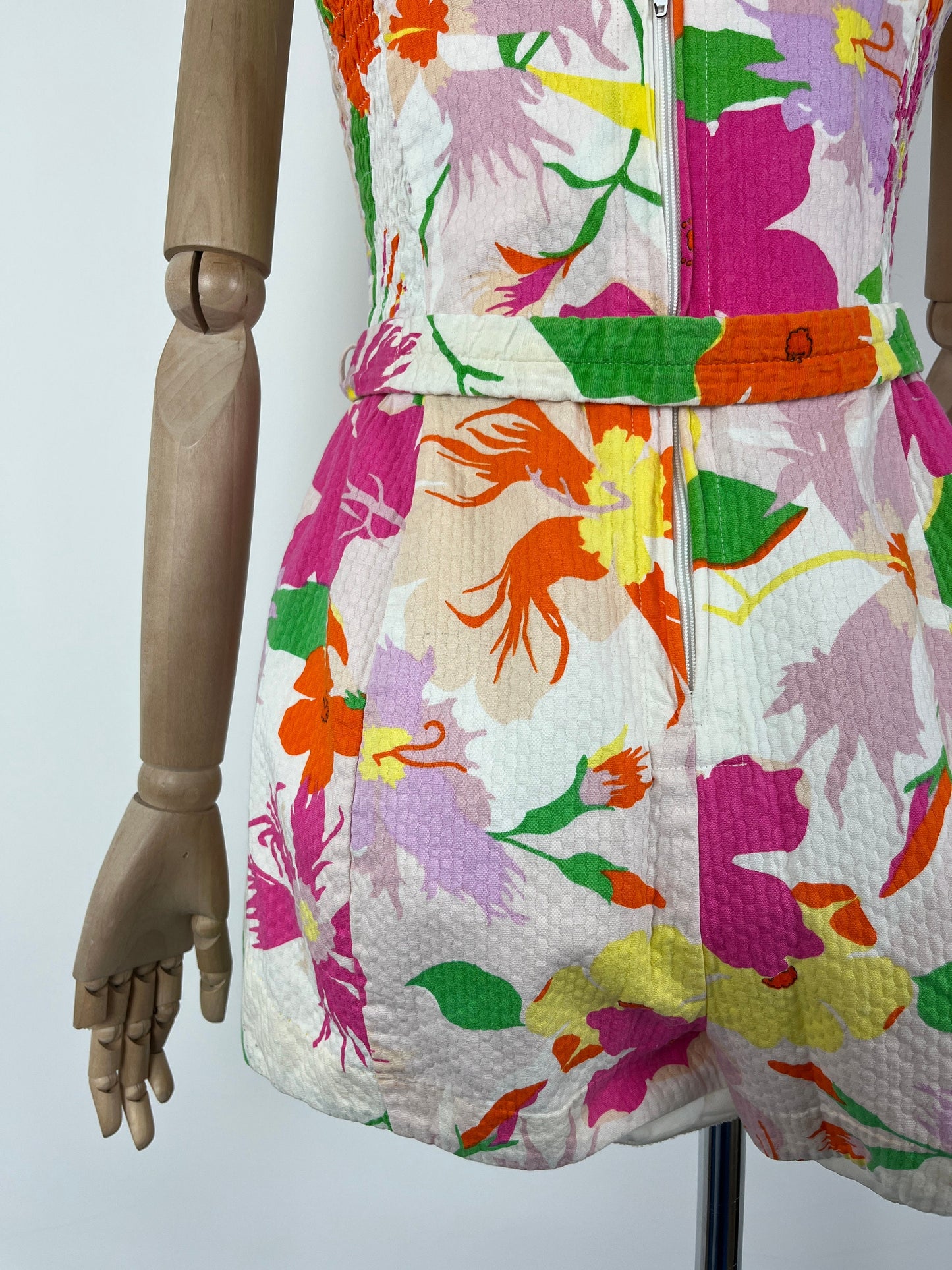 1960s 'Broadway' Floral Romper