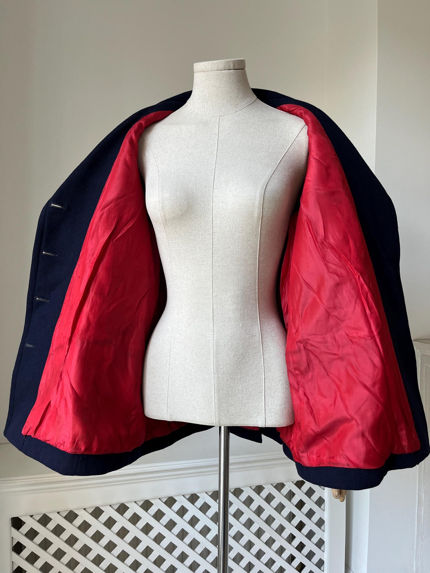 1960s Wool French Made Pea Coat