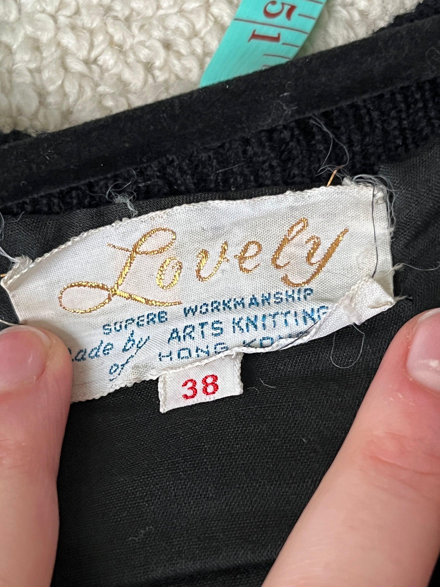 1960s Black Sequin Encrusted Cardigan
