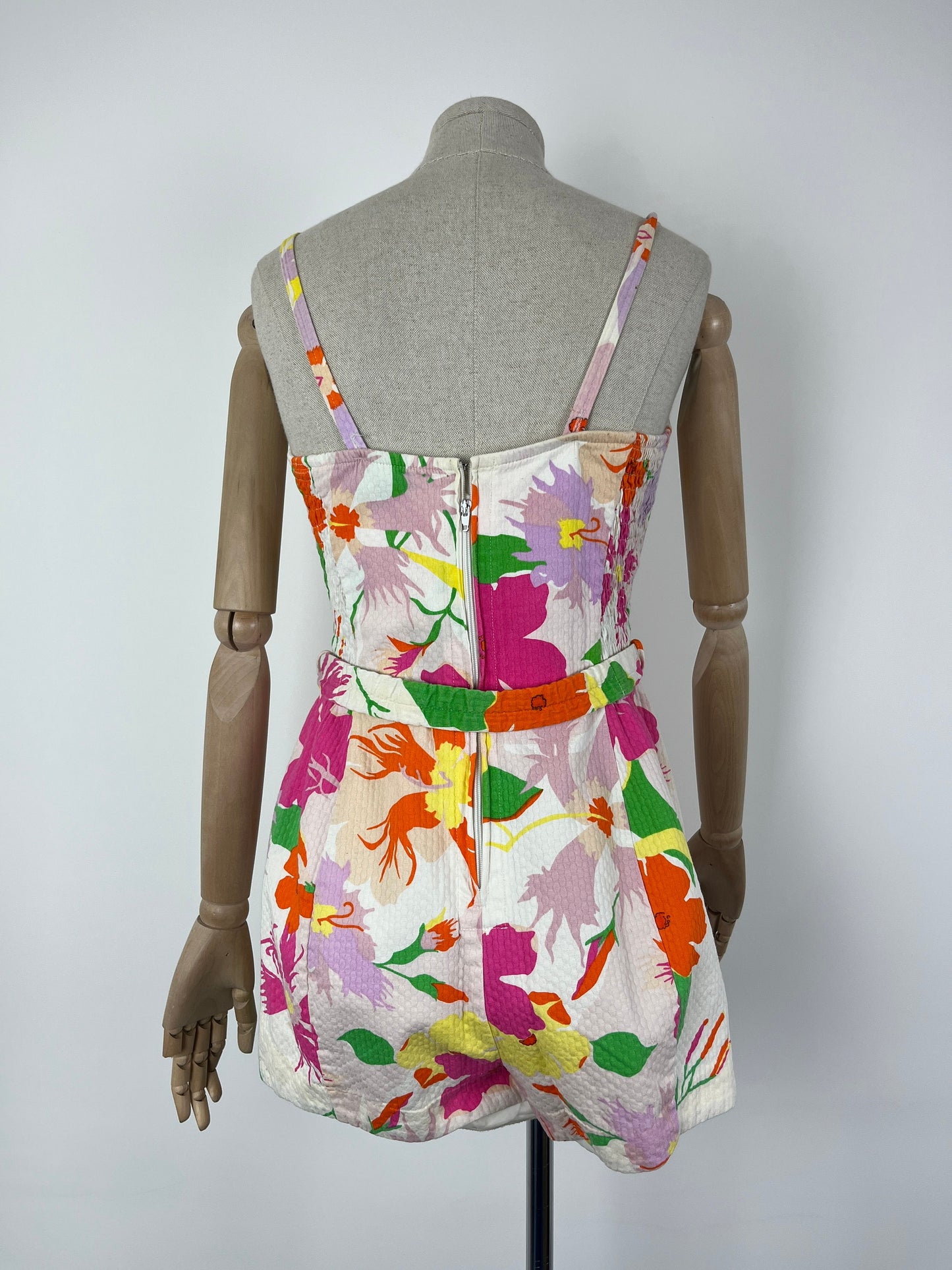 1960s 'Broadway' Floral Romper