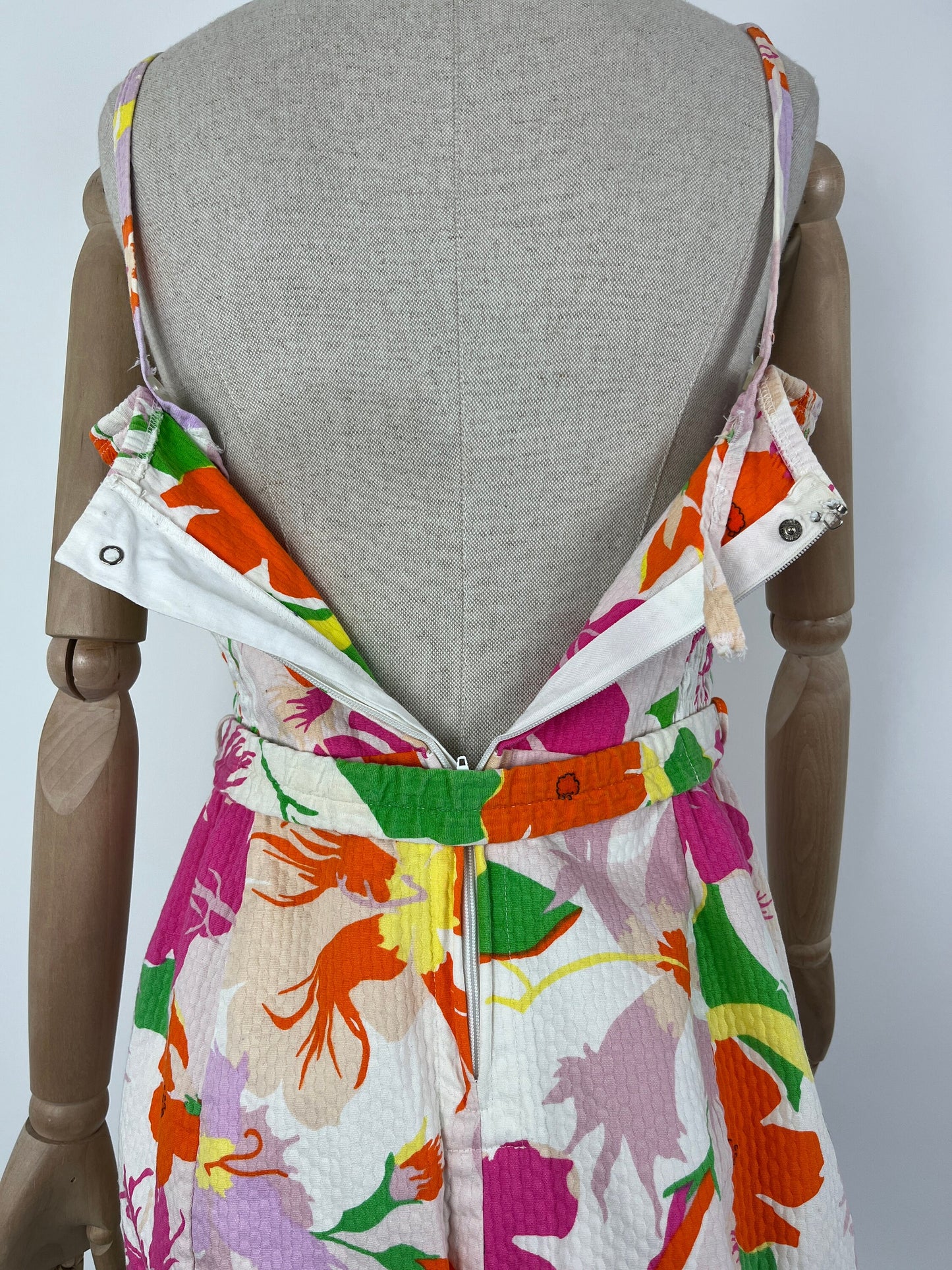 1960s 'Broadway' Floral Romper