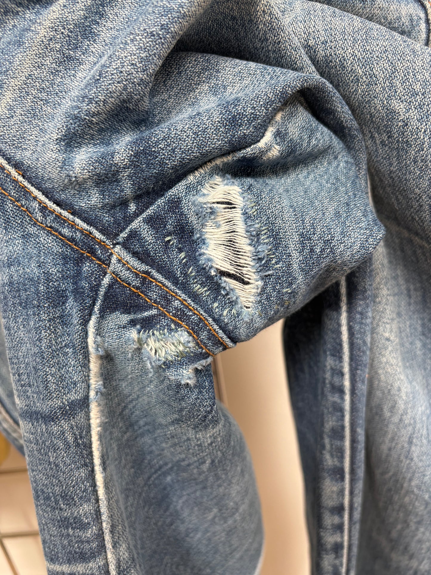 1970s 'Easy' Jeans with Press Crease Legs