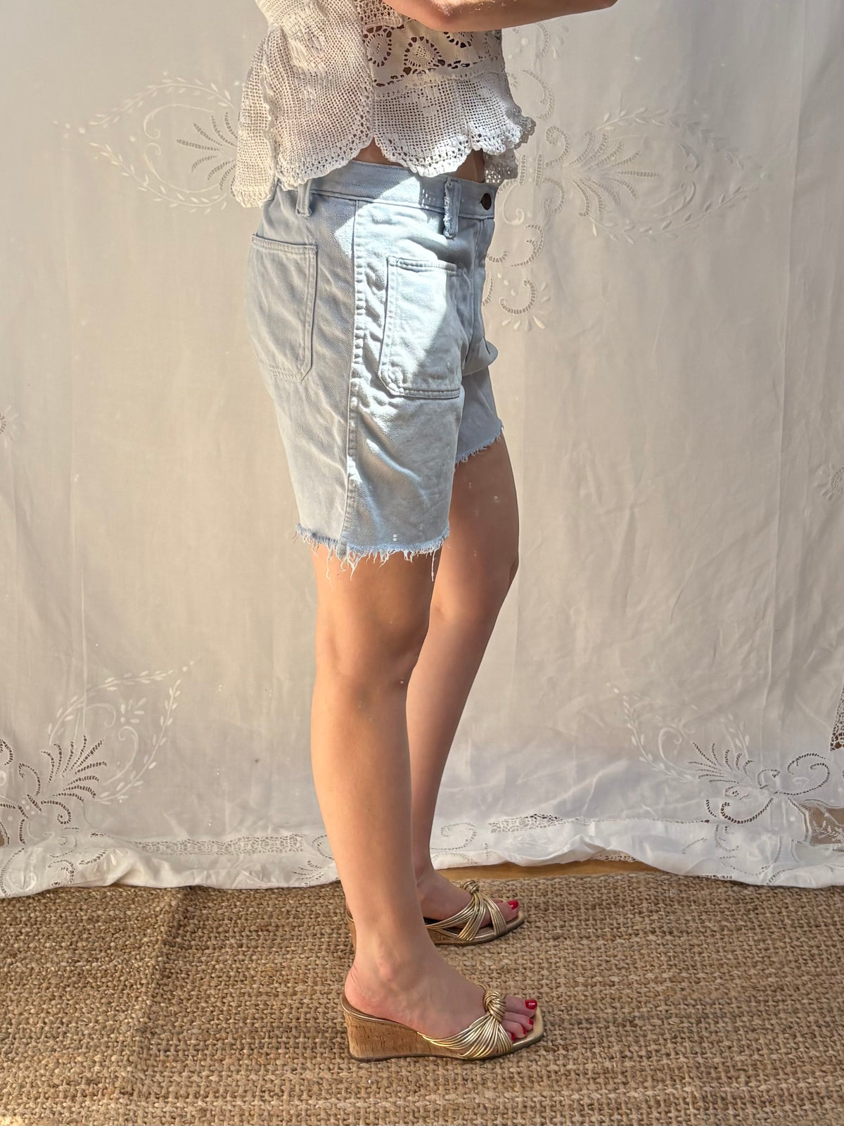 1970s Denim Shorts