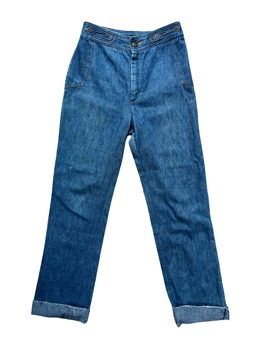 1970s 'Landlubber' Straight Leg Jeans