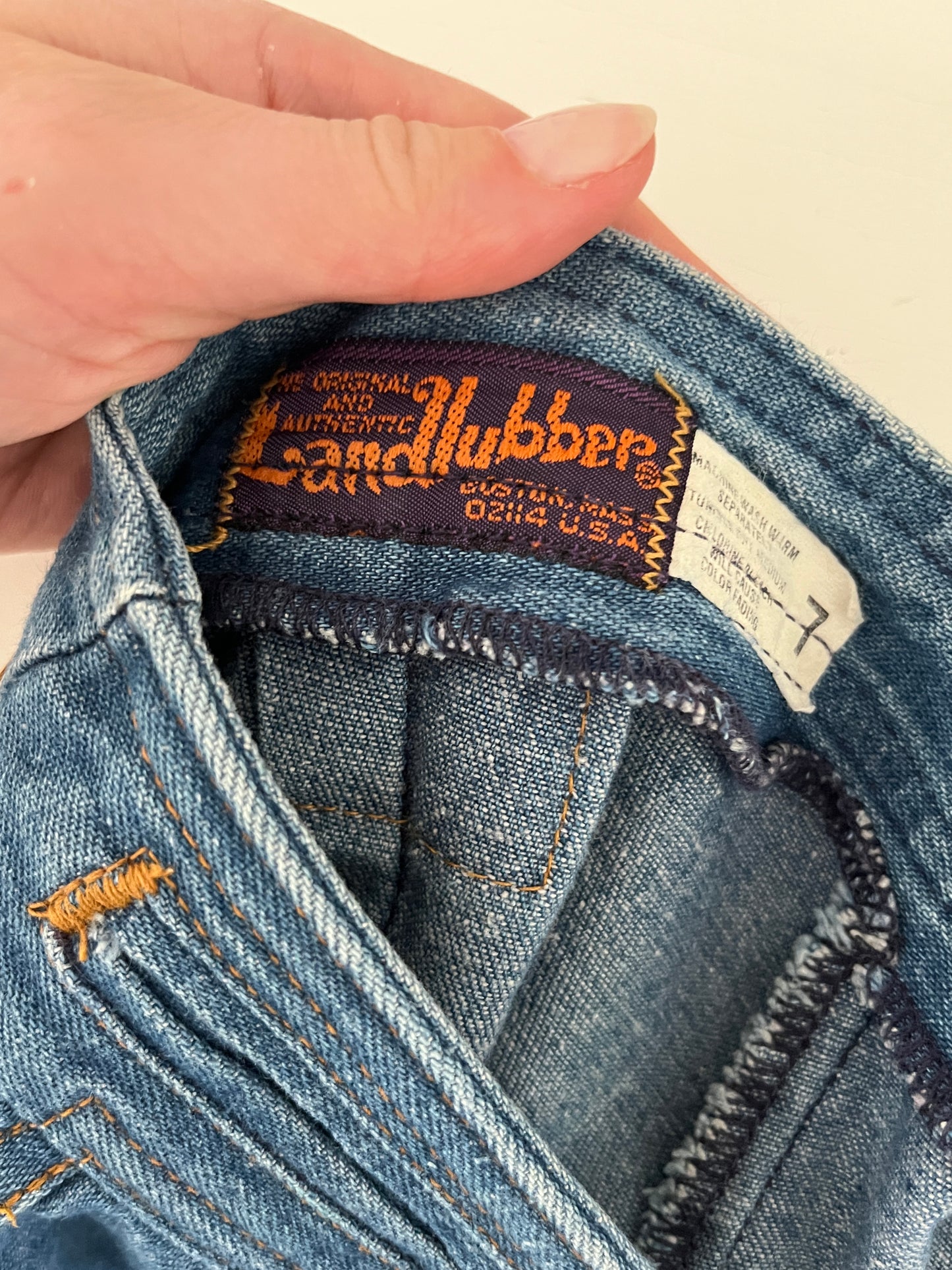 1970s 'Landlubber' Straight Leg Jeans