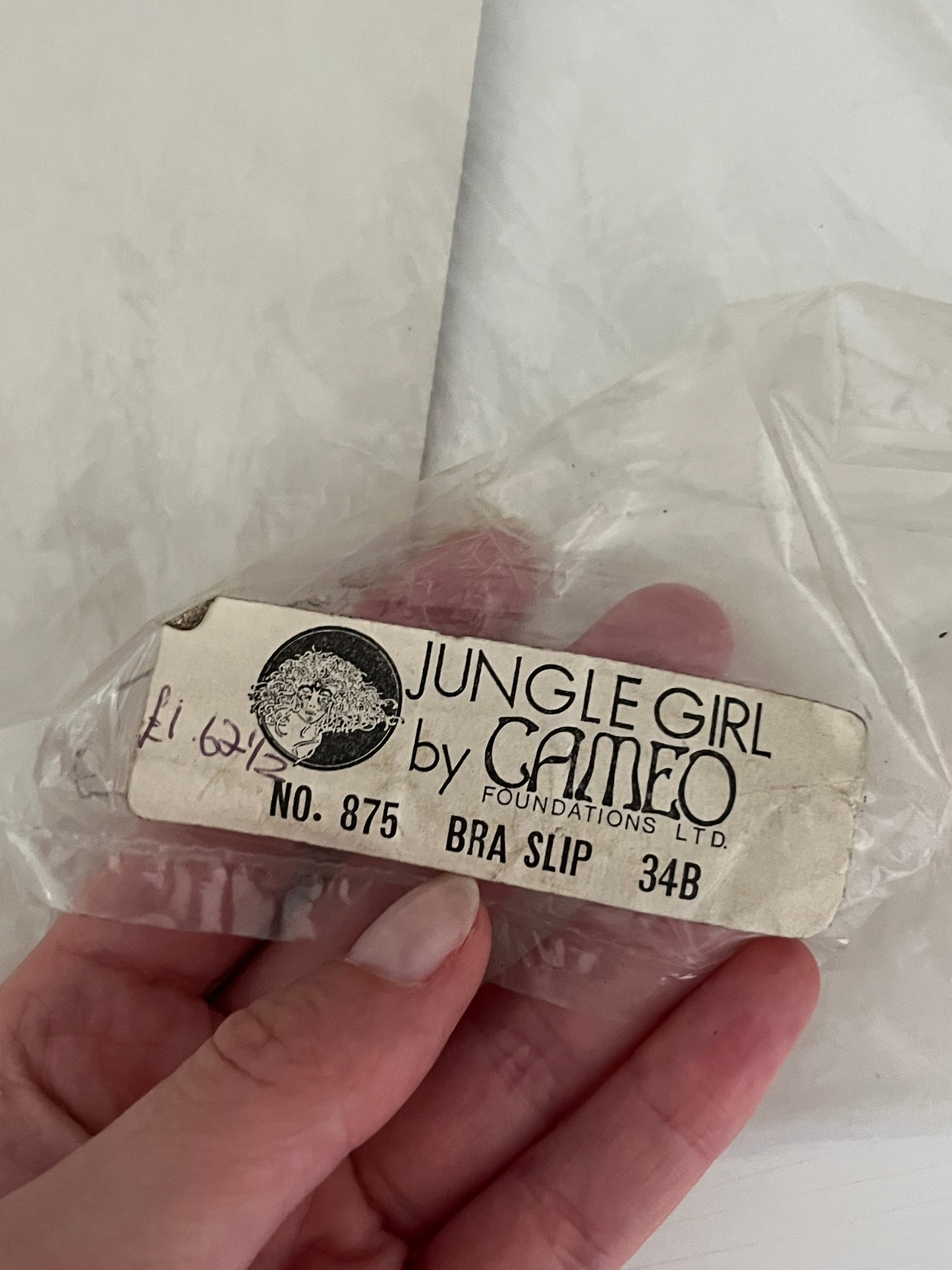 1960s *deadstock* 'Jungle Girl from Cameo' New Old Stock Slip (1)