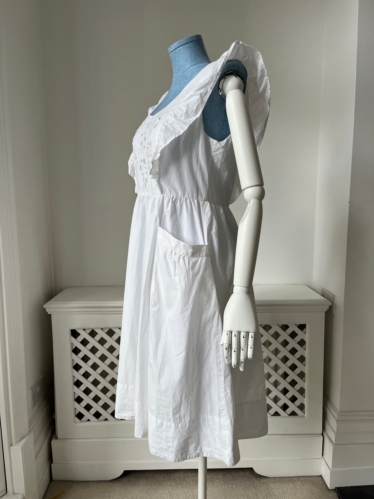 1980s 'French Connection' Cotton Summer Dress