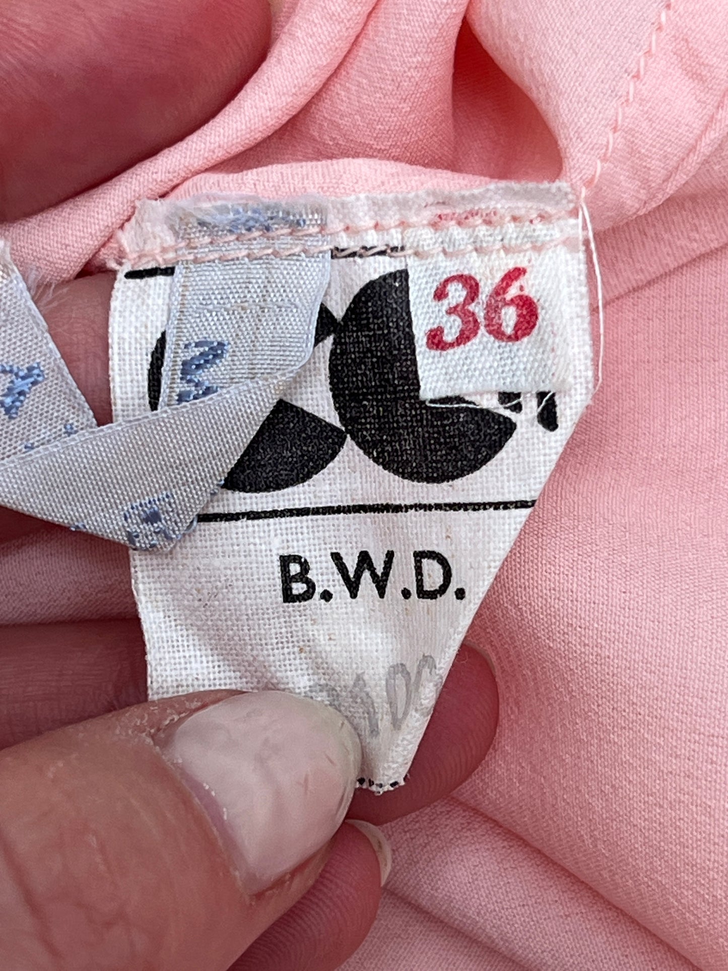 1940s 'CC41' Deadstock Pink Tap Pants