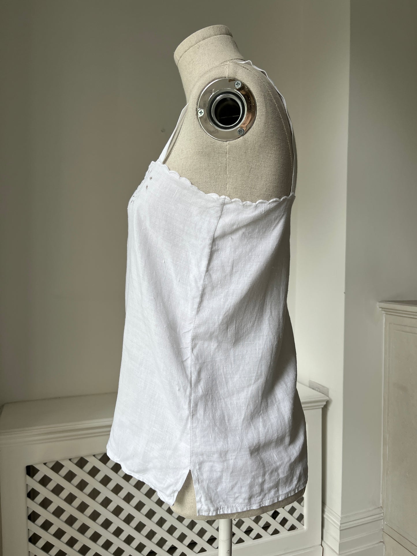 1980s Antique Style White Camisole