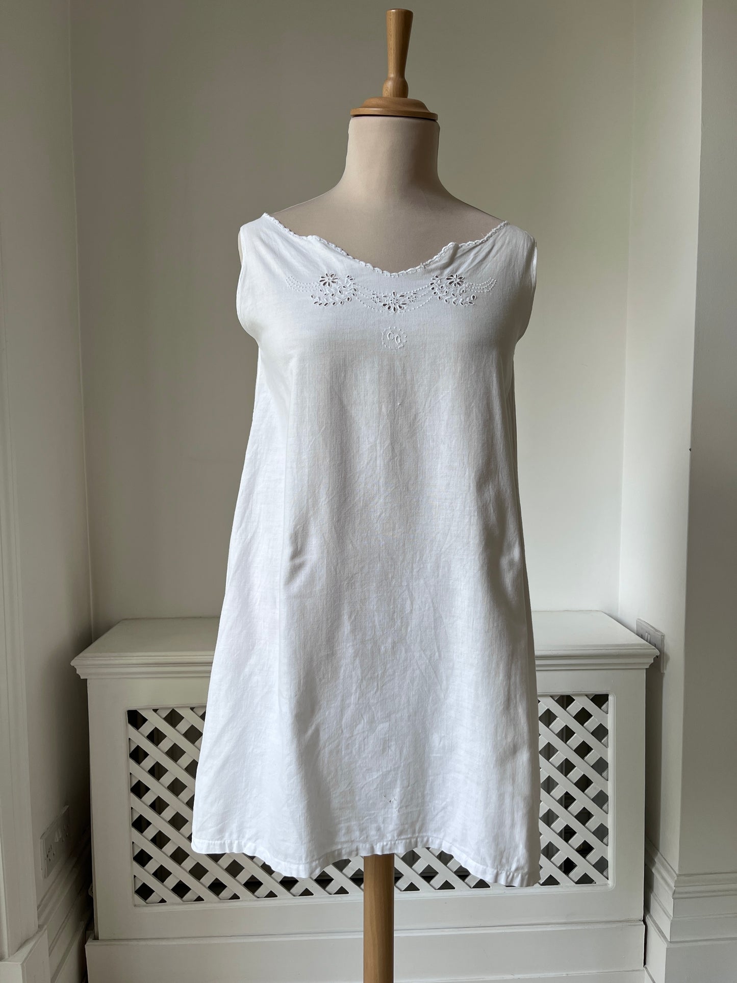 1910s Edwardian Cotton Nightdress