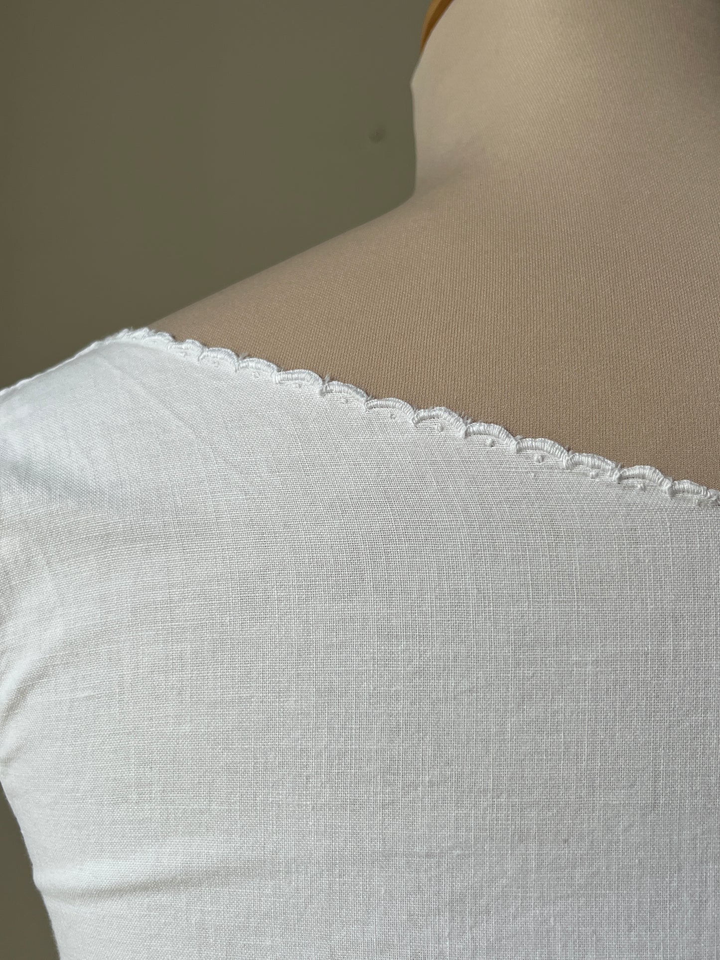 1910s Edwardian Cotton Nightdress