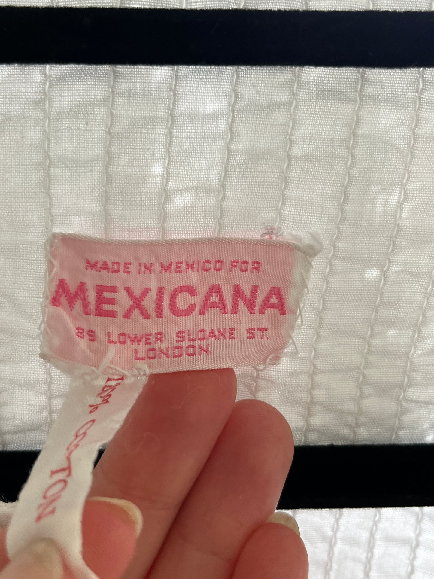 1970s *rare* 'Mexicana' Ruffled Blouse