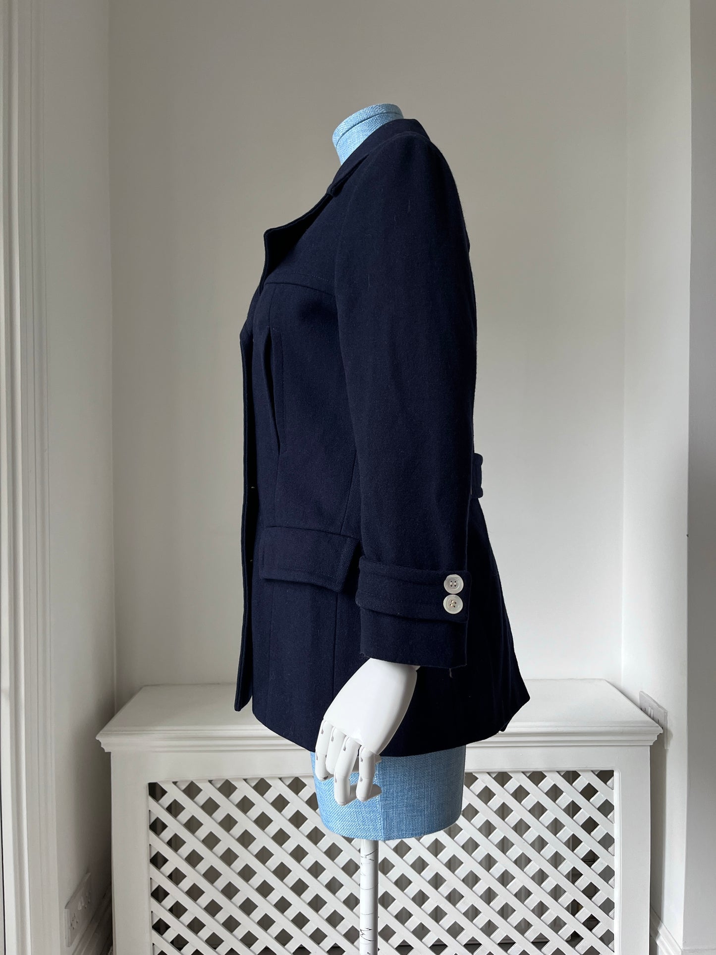 1960s Wool French Made Pea Coat