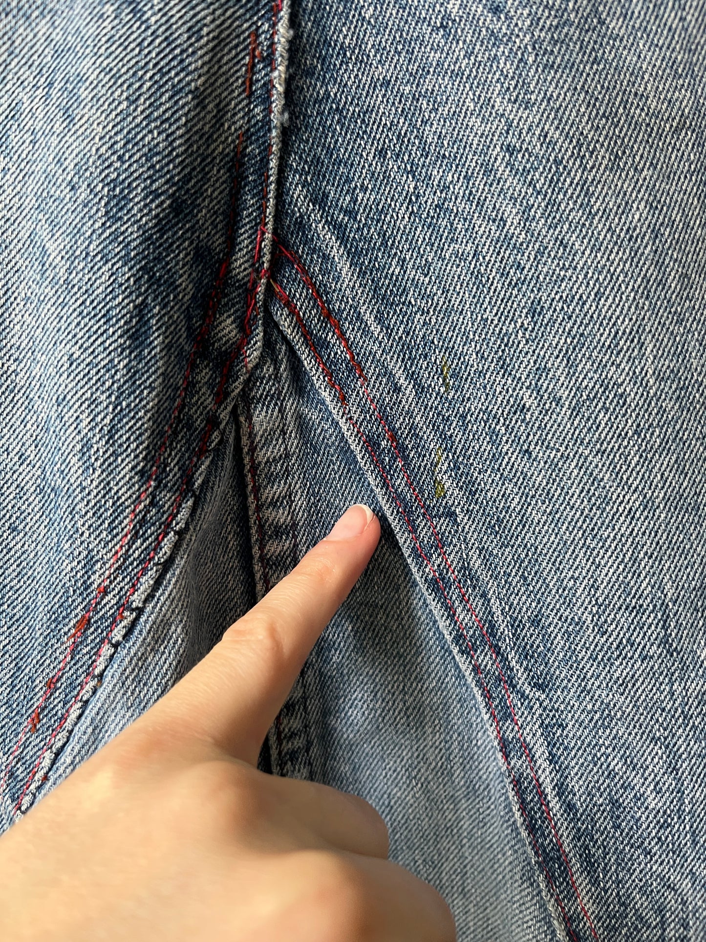 1950s 1960s *rare* Selvedge Big E Levi Jeans turned Skirt