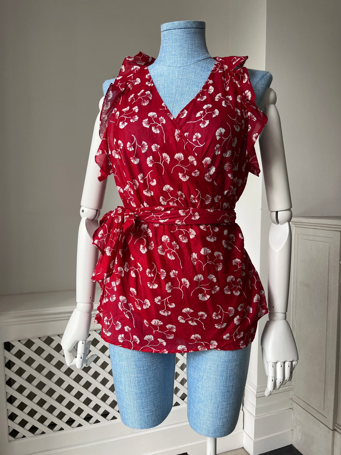 2010s 'Ralph Lauren' Wrapover Blouse