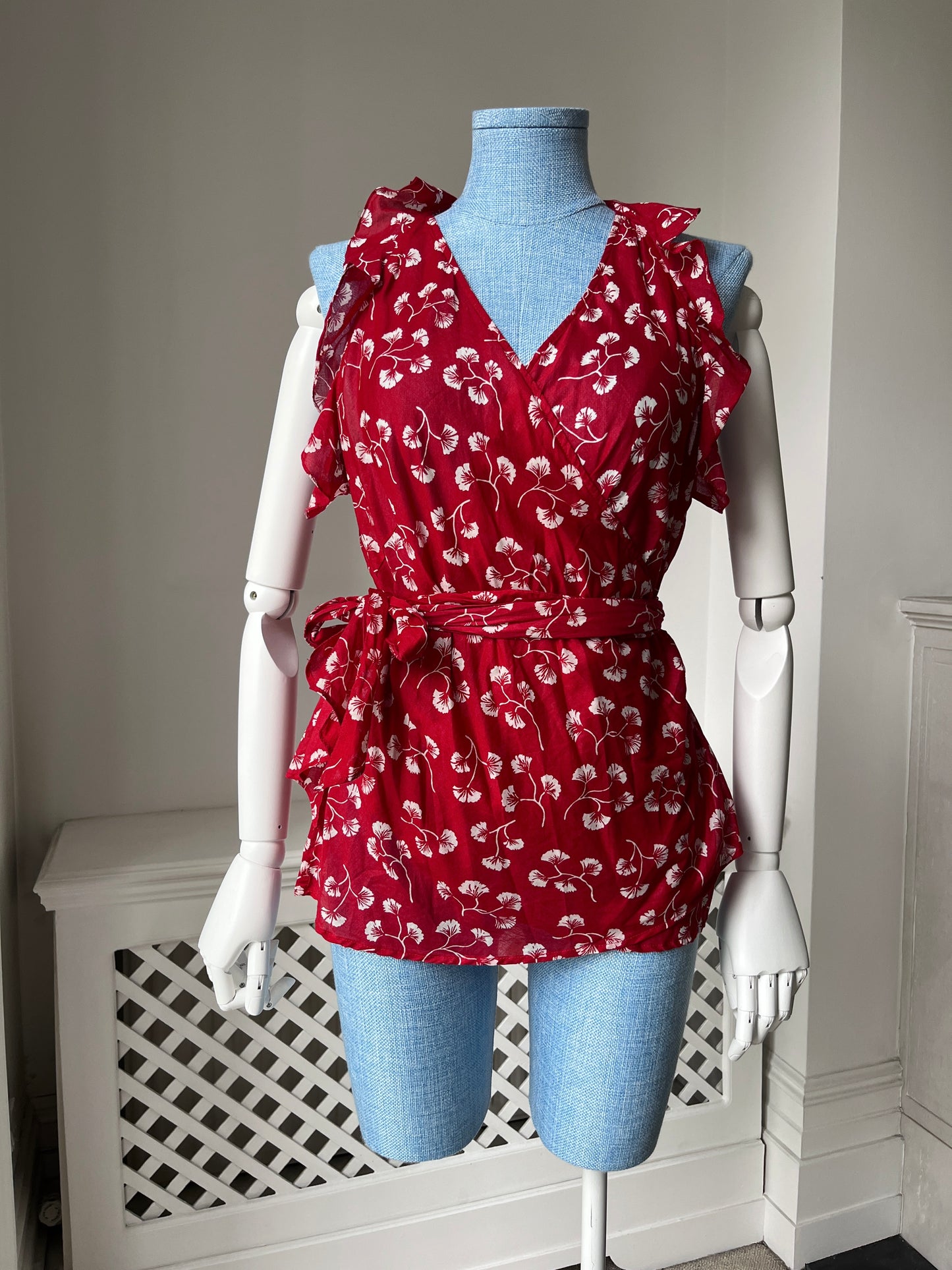 2010s 'Ralph Lauren' Wrapover Blouse