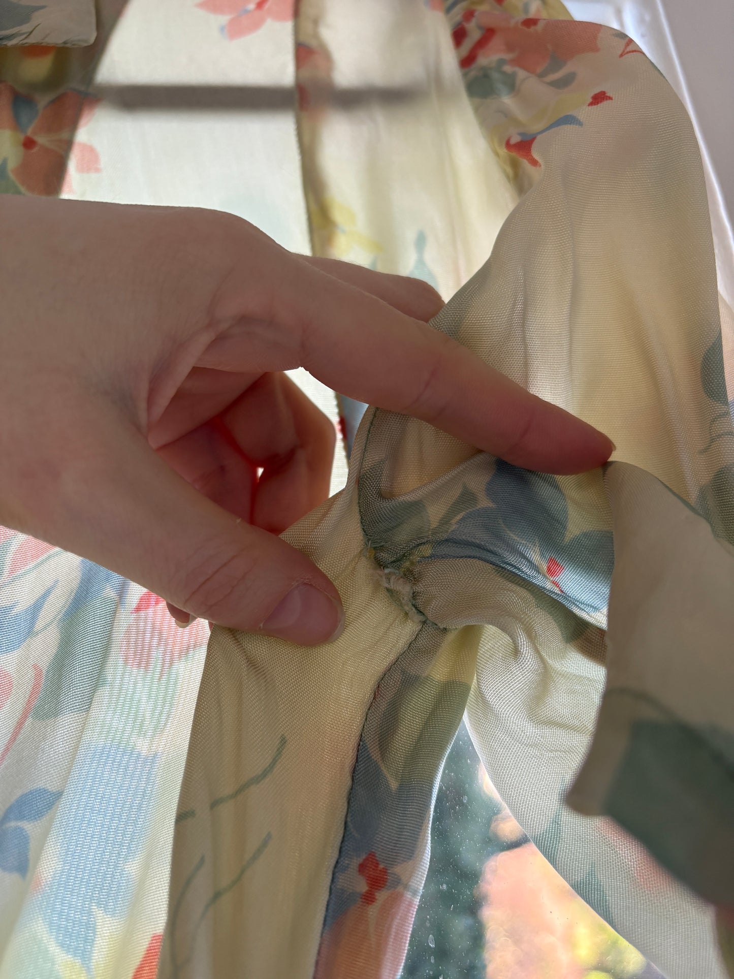 1940s Floral Housecoat