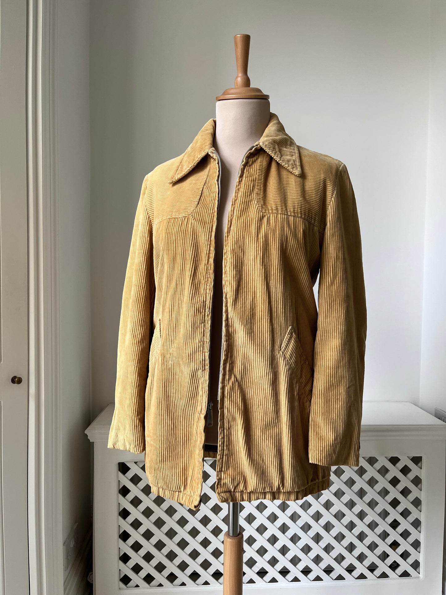 1970s Fleece Lined Corduroy Chore Jacket