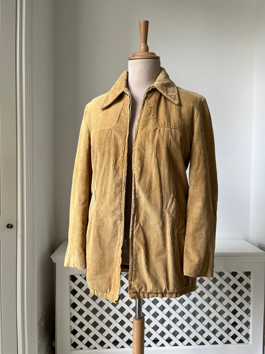 1970s Fleece Lined Corduroy Chore Jacket
