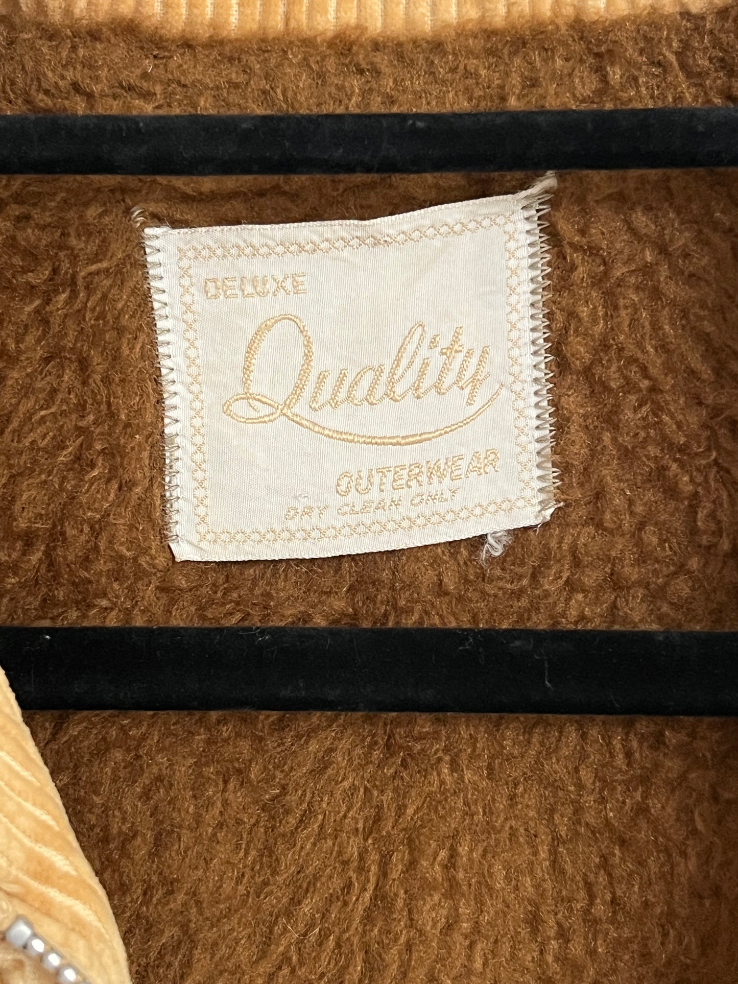 1970s Fleece Lined Corduroy Chore Jacket