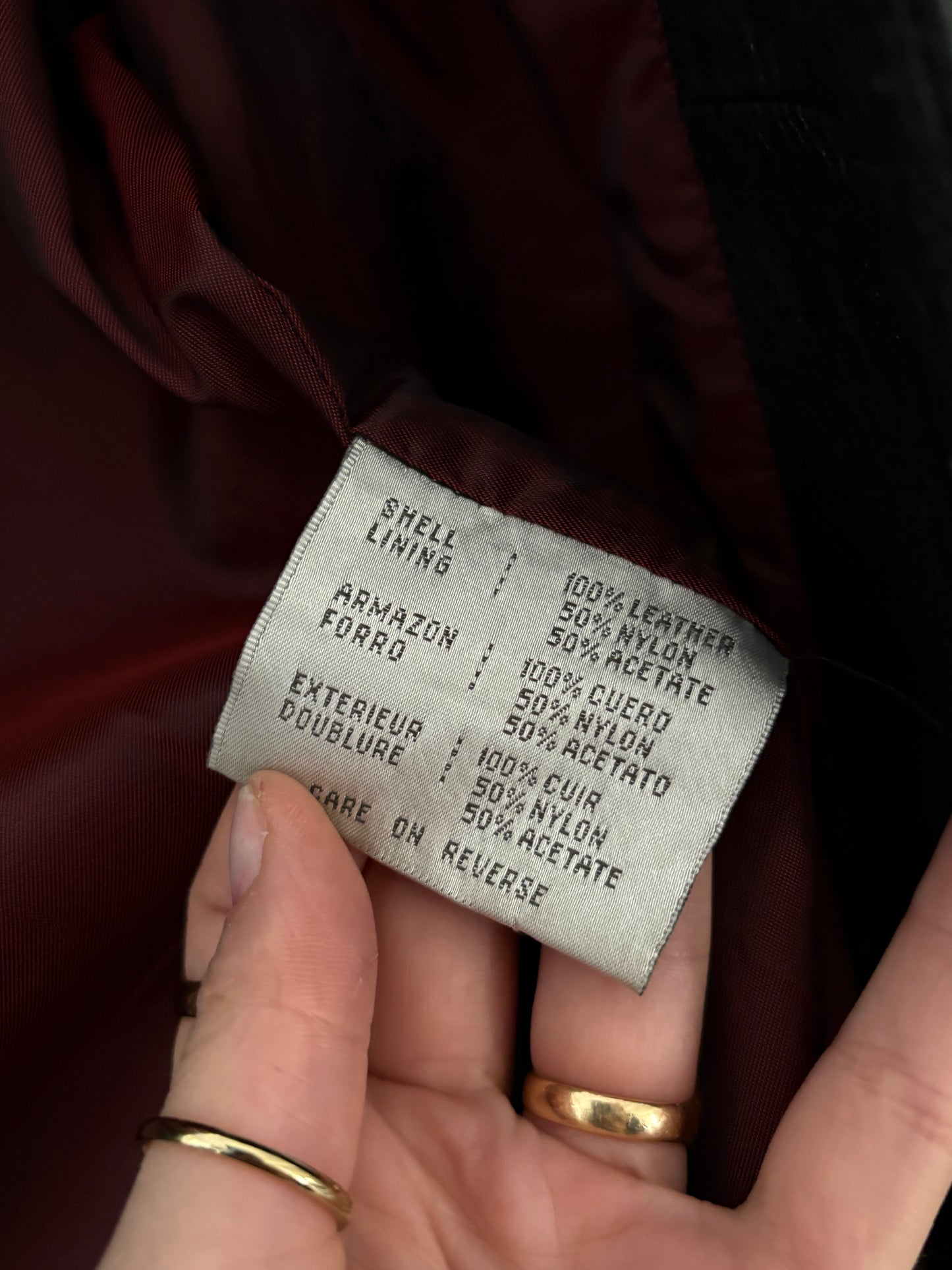 2000s Black Leather Blazer