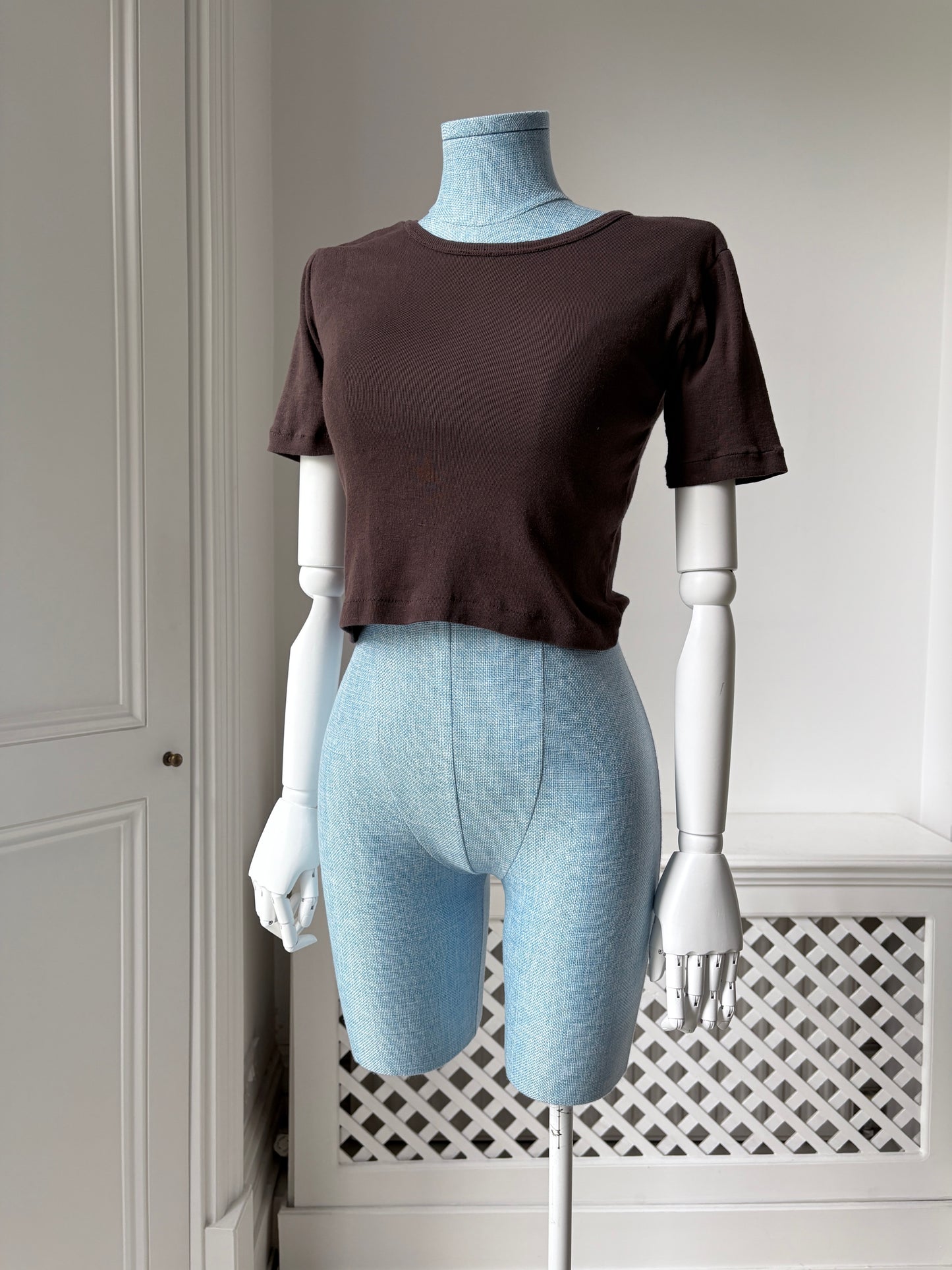 1970s Brown Cotton Tee
