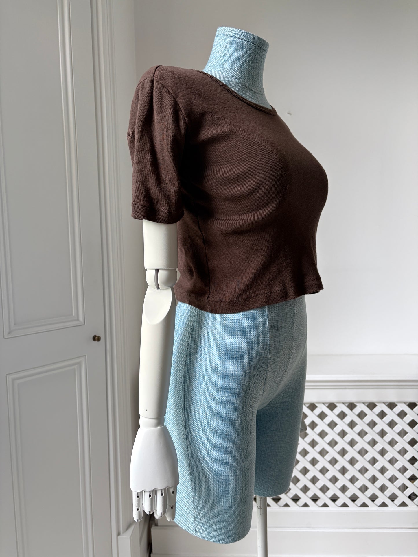 1970s Brown Cotton Tee