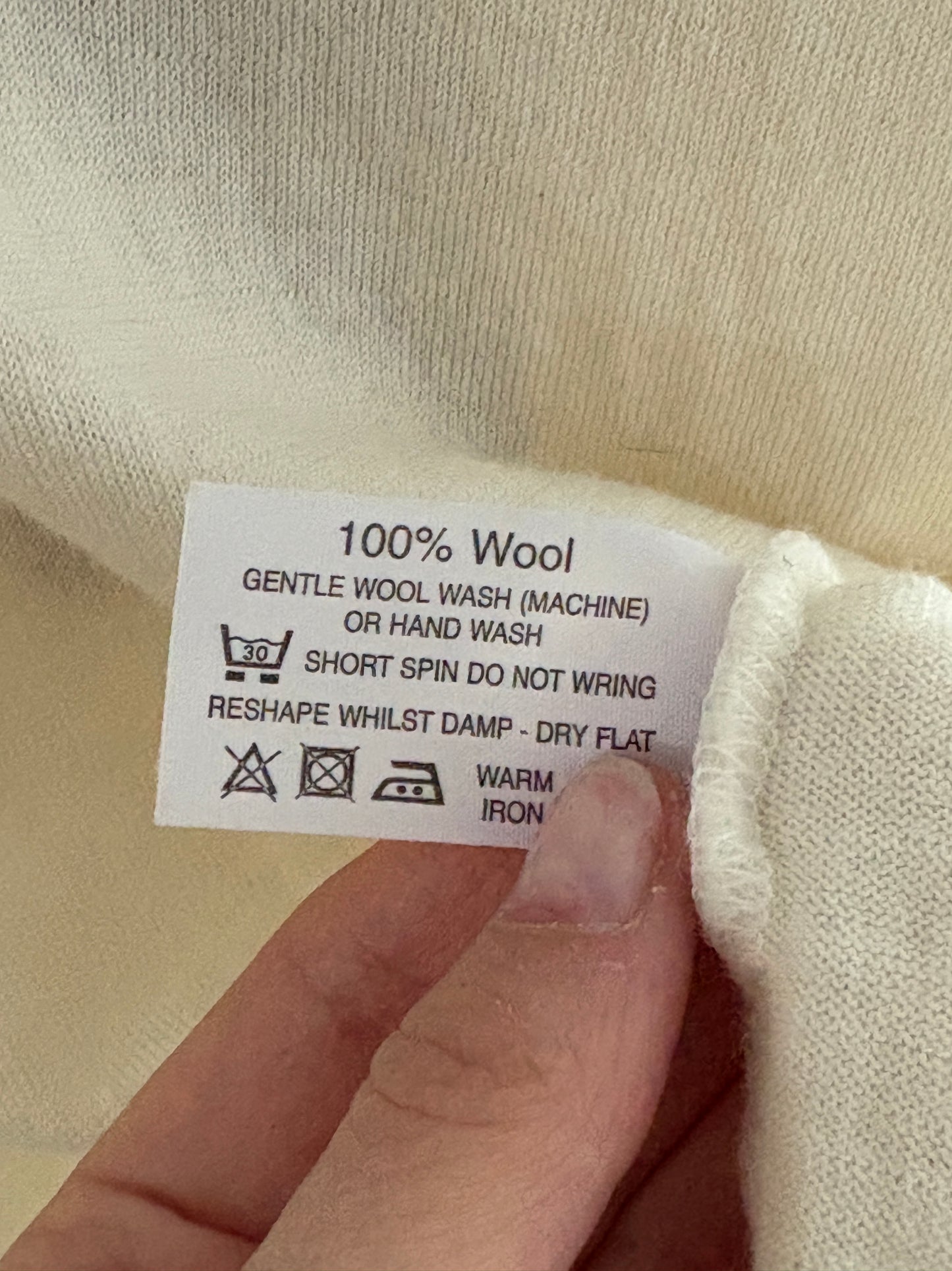 1990s Fine Wool 'Sunspel' Vest
