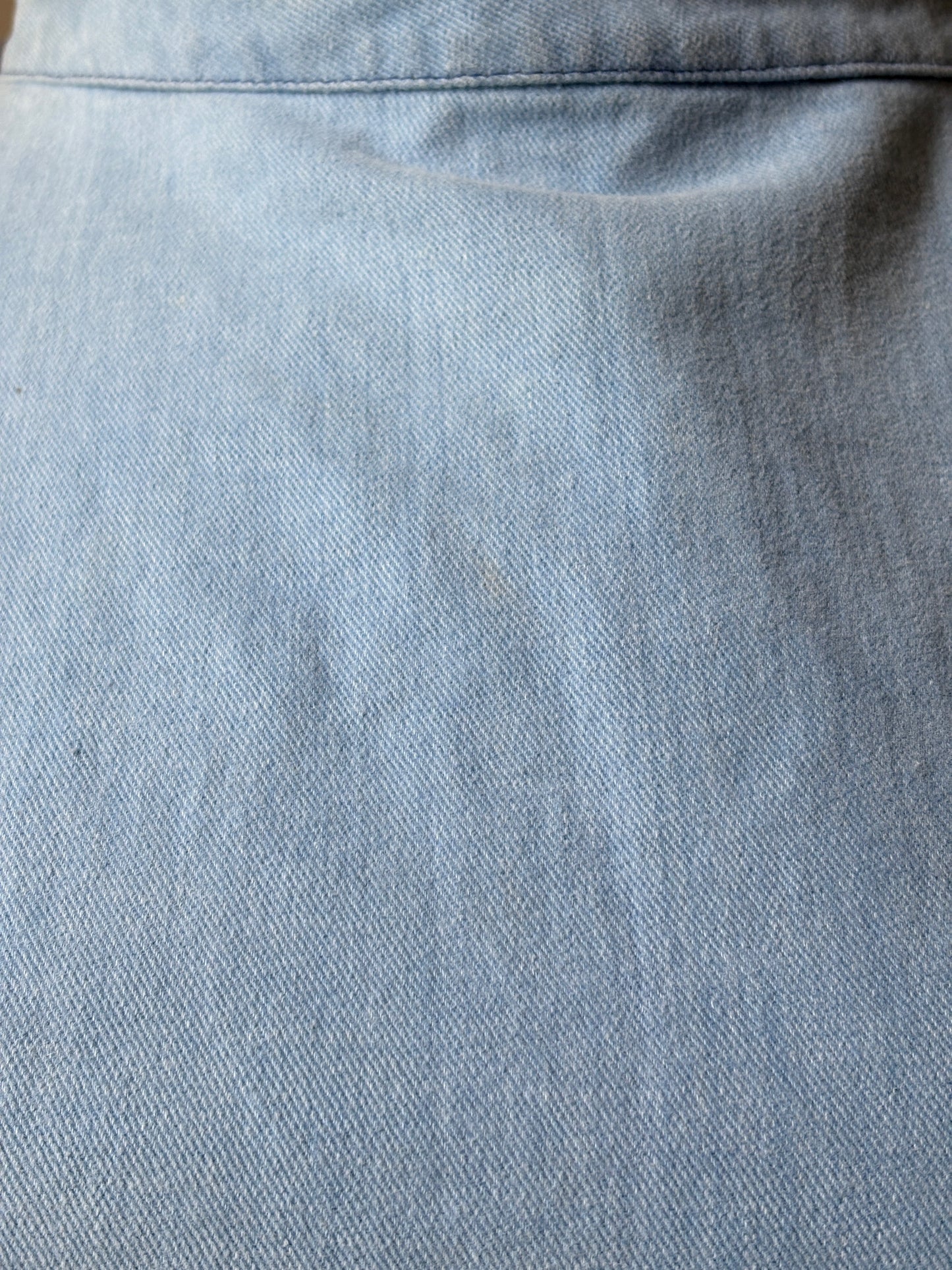 1970s Soft Blue Fishermans Smock