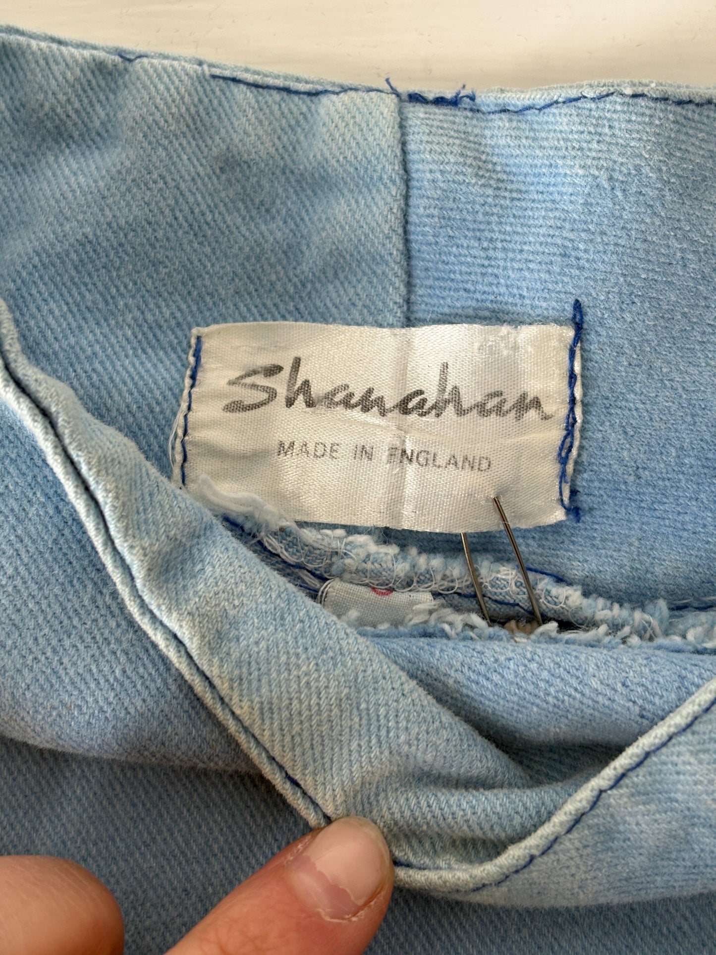 1970s Soft Blue Fishermans Smock