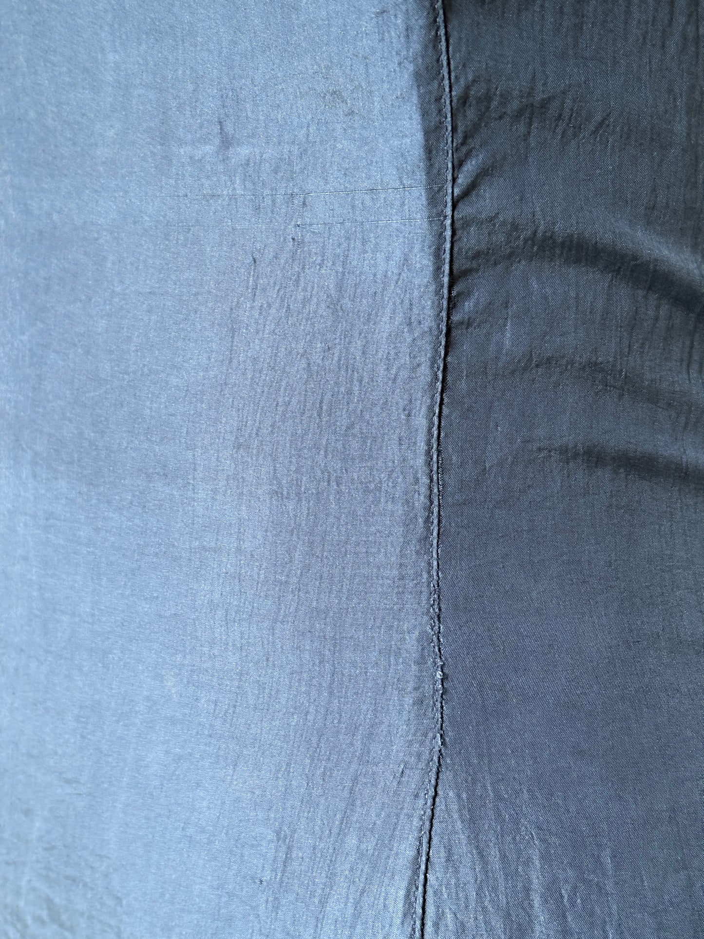 1990s 'Monsoon' Grey Silk Dress