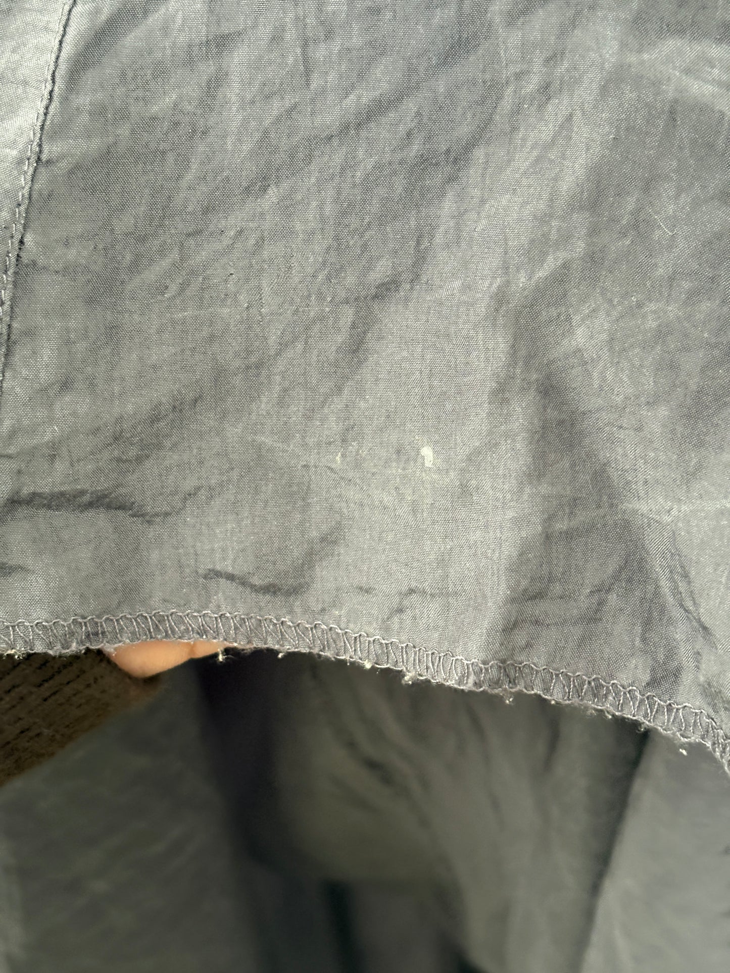 1990s 'Monsoon' Grey Silk Dress