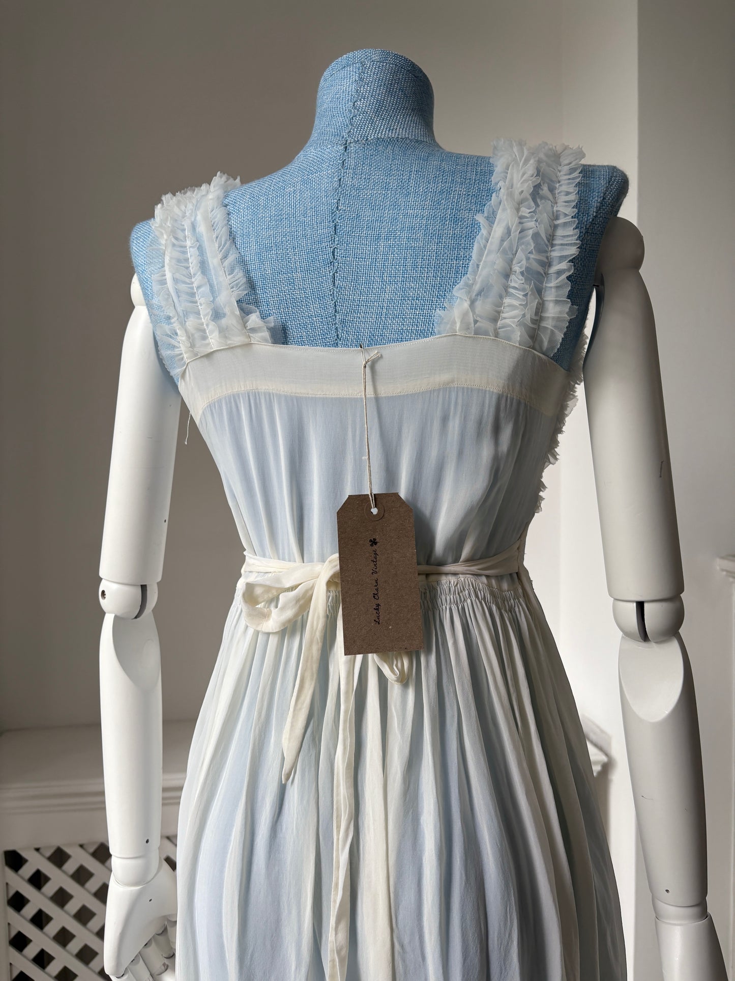 1950s Slip Nightdress with Ruffles