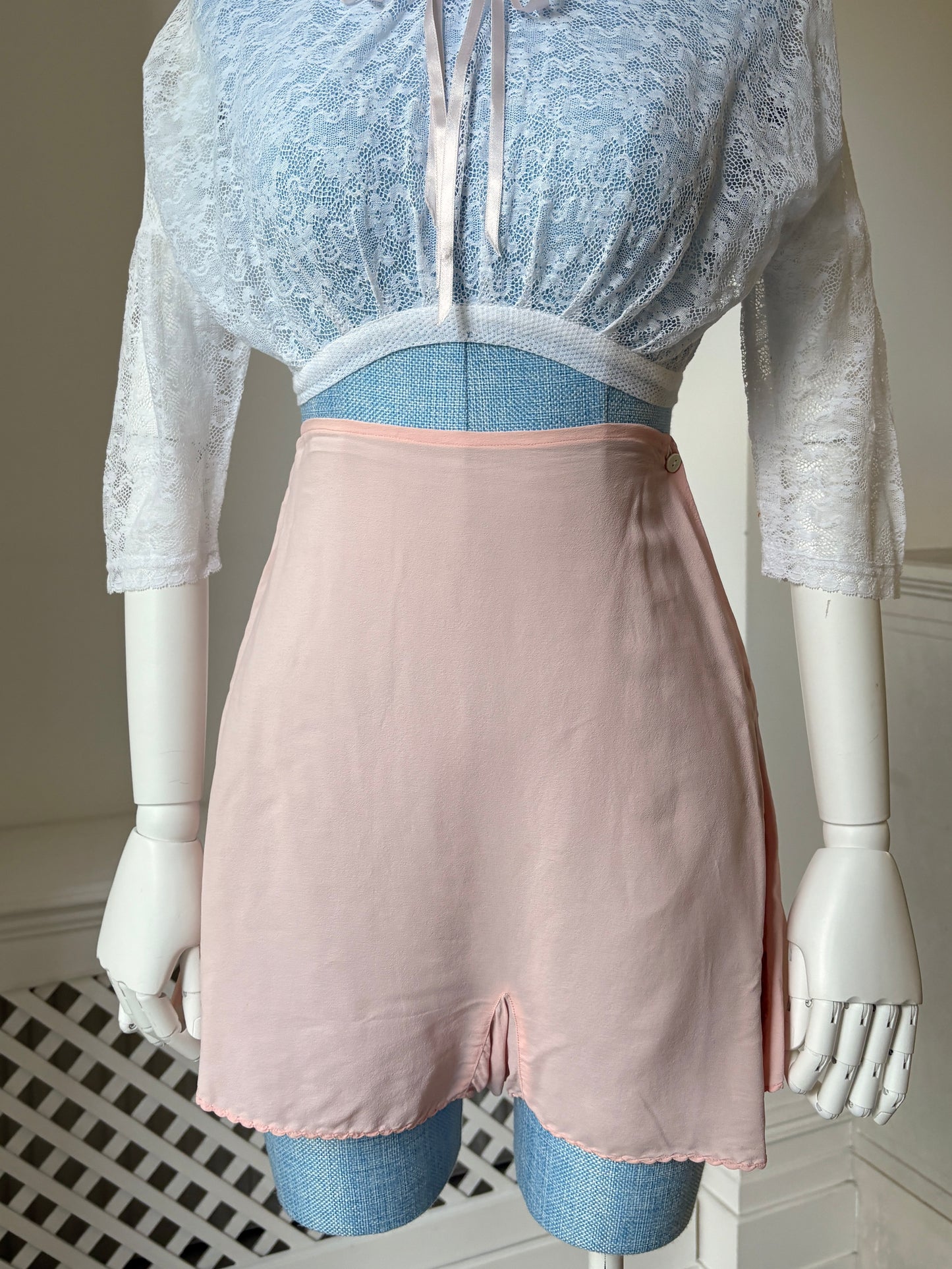1940s 'CC41' Deadstock Pink Tap Pants