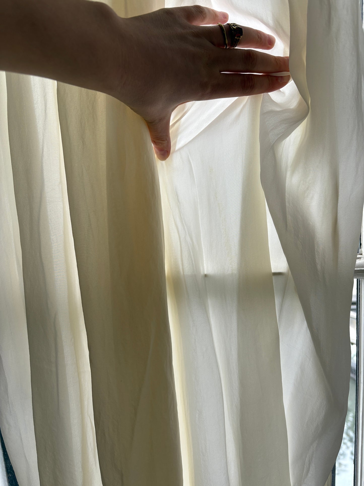 1950s Slip Nightdress with Ruffles