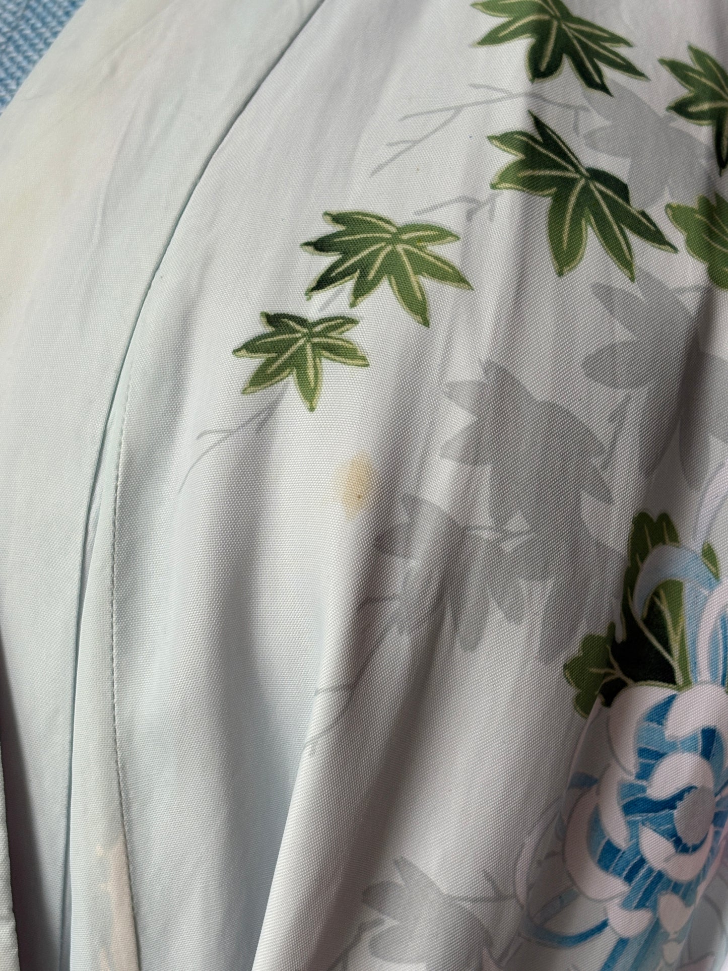 1970s Floral Kimono Housecoat