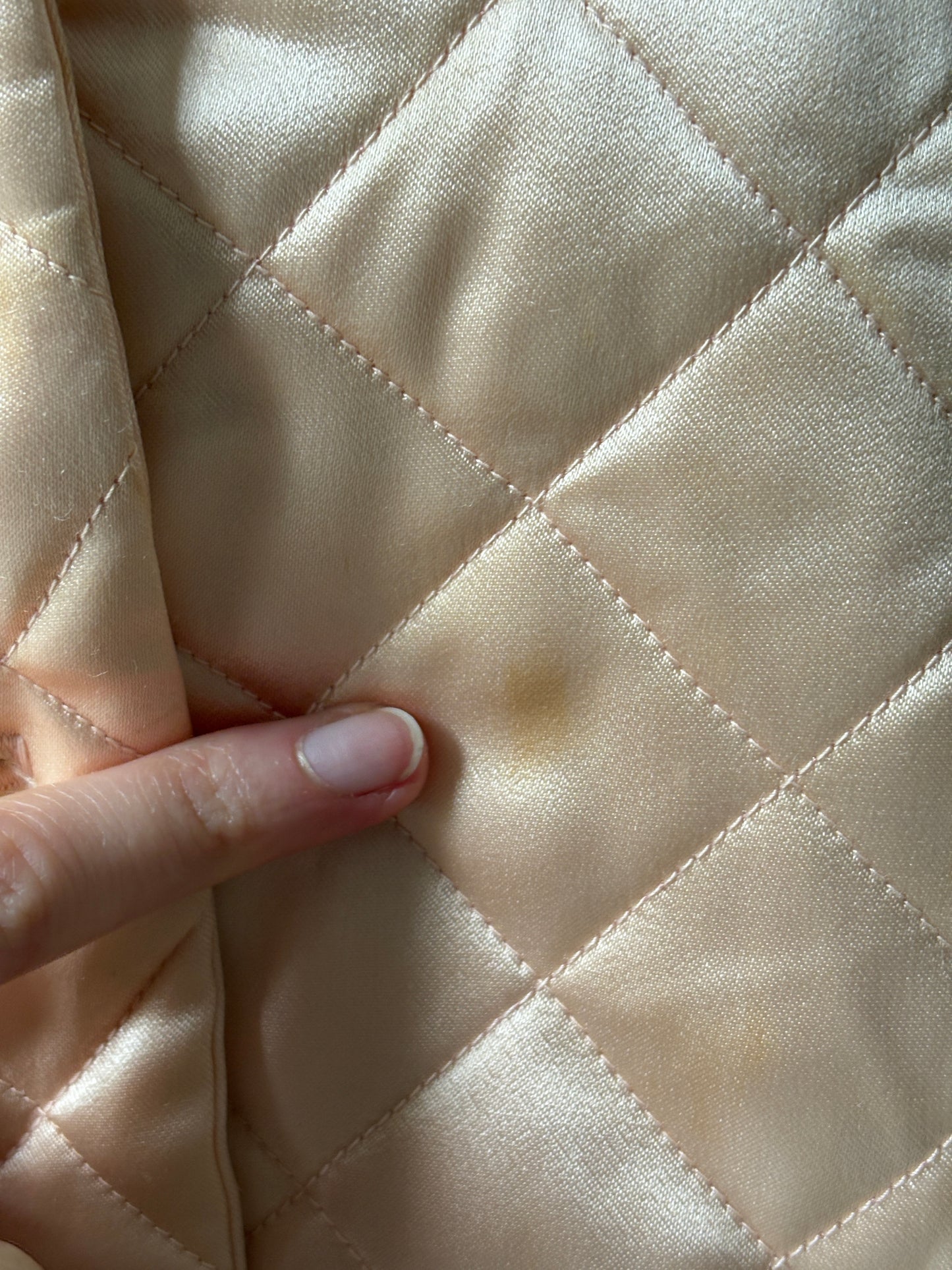 1950s Pink Quilted Bed Jacket