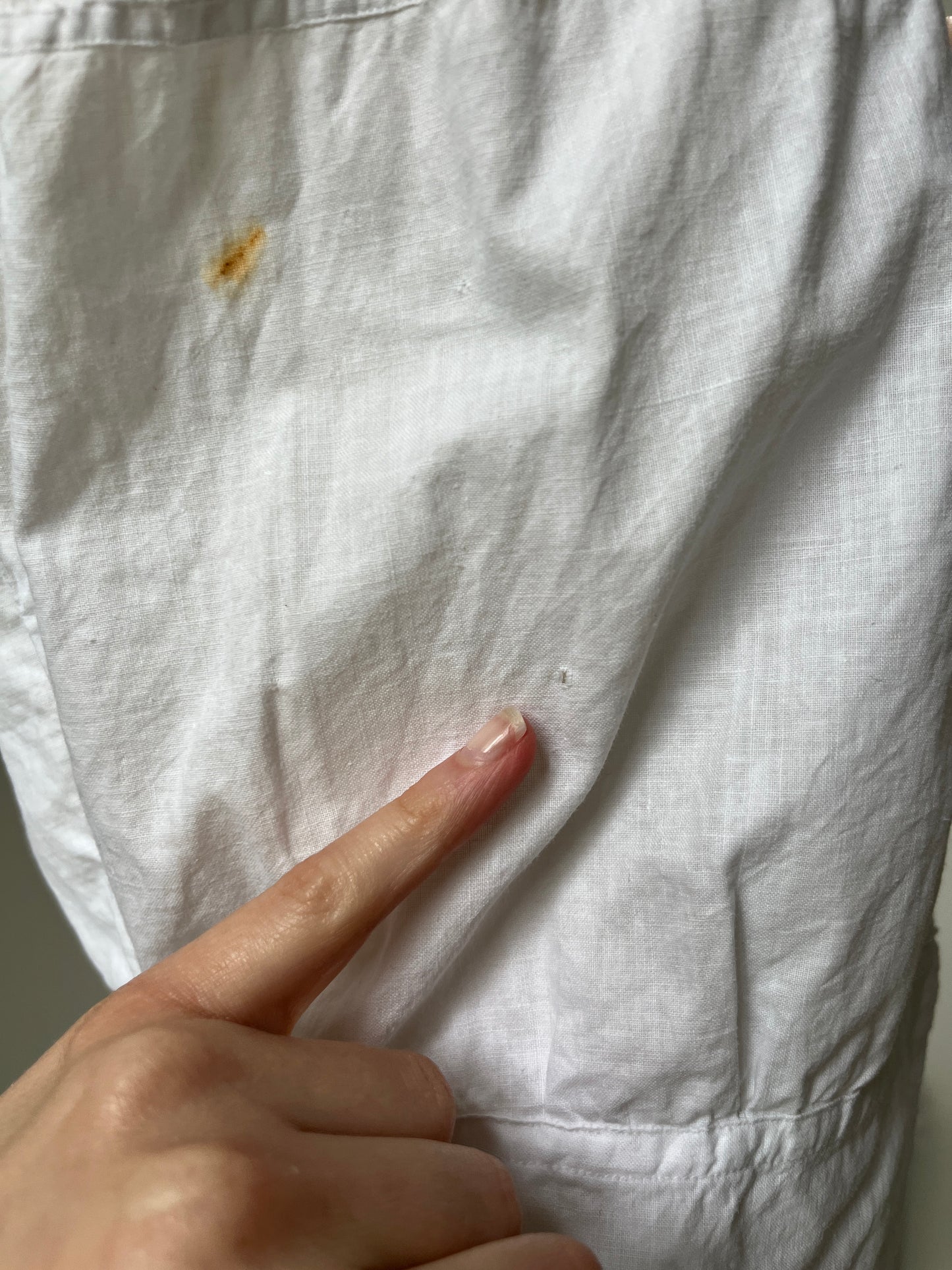 1910s Cotton Corset Cover with Pale Pink Ribbon