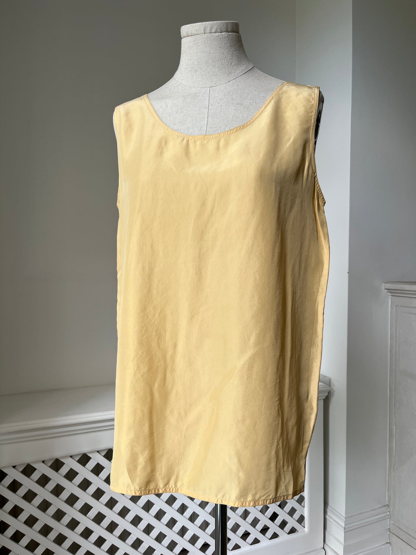 1980s 'Balloon' 100% Silk Golden Camisole