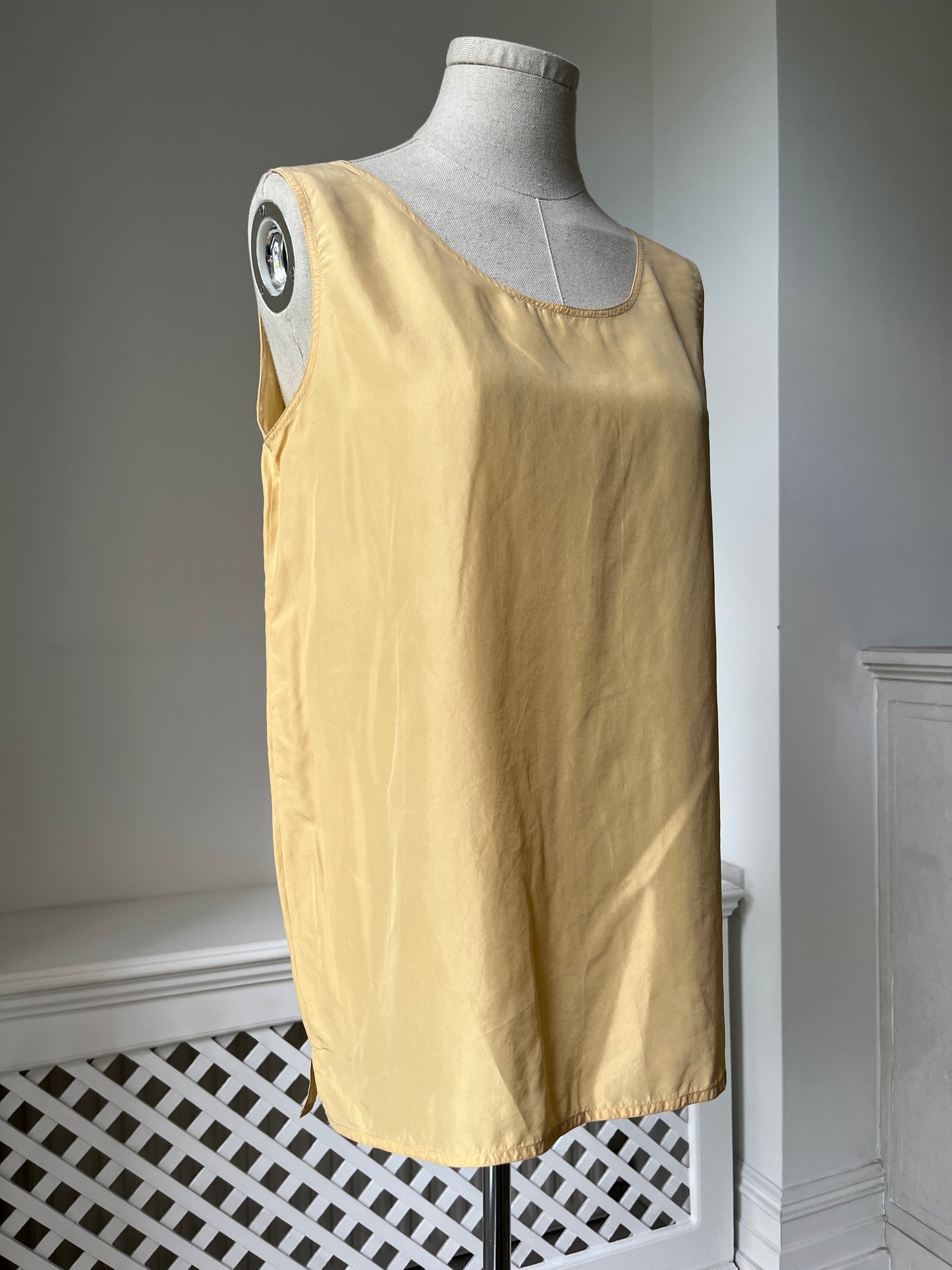 1980s 'Balloon' 100% Silk Golden Camisole