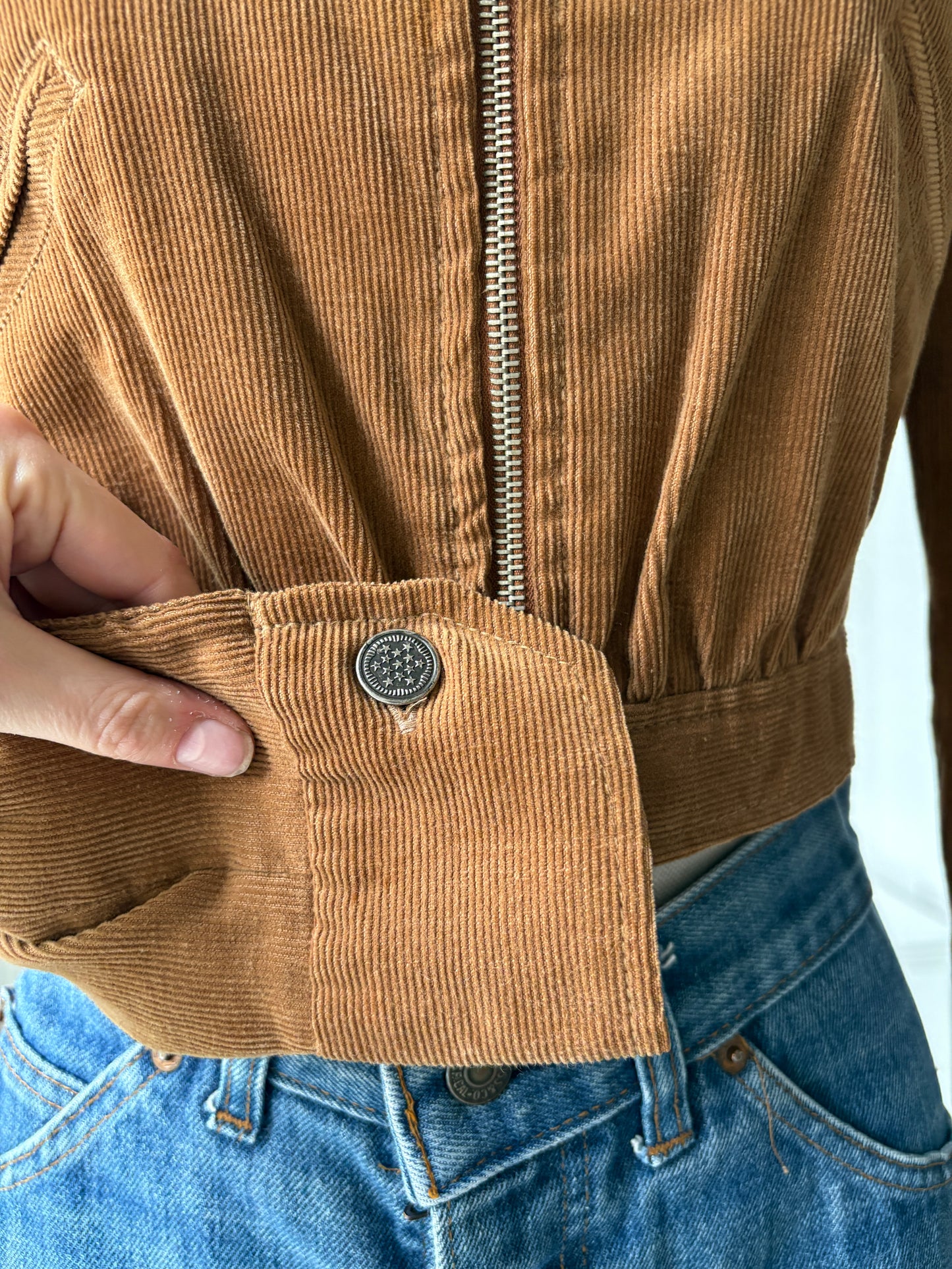 1950s Corduroy Cropped Jacket