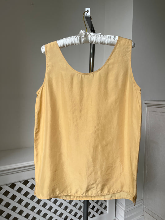 1980s 'Balloon' 100% Silk Golden Camisole