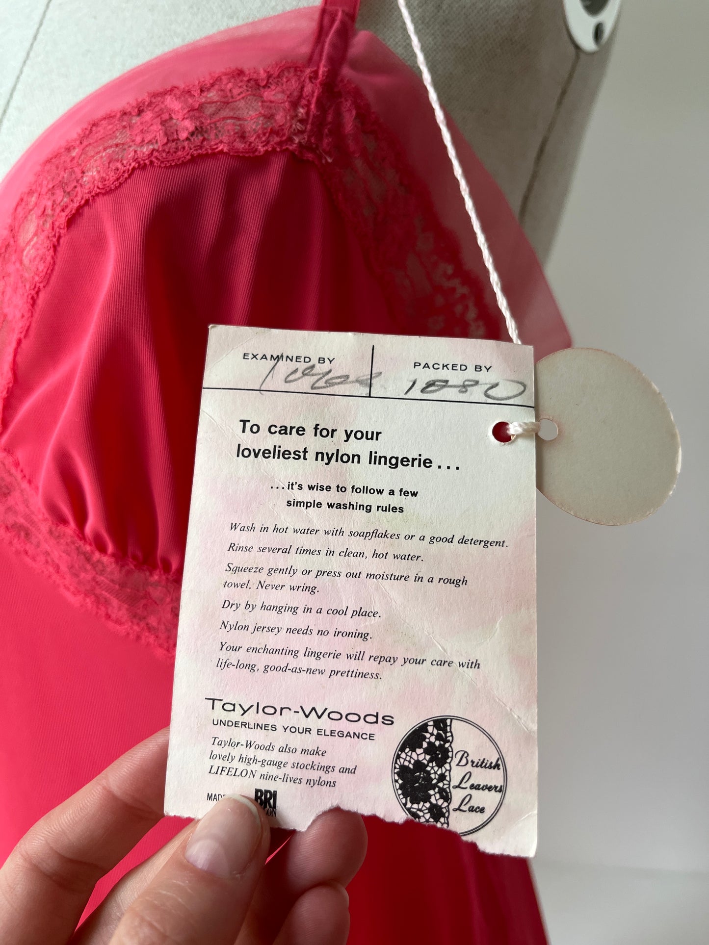 1960s 'Taylor-Woods' New Old Stock Slip and Knicker Set