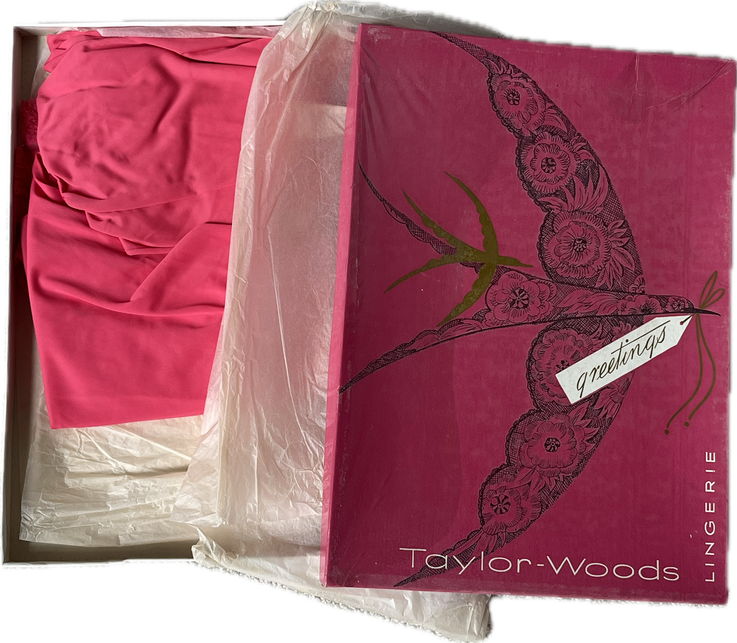 1960s 'Taylor-Woods' New Old Stock Slip and Knicker Set